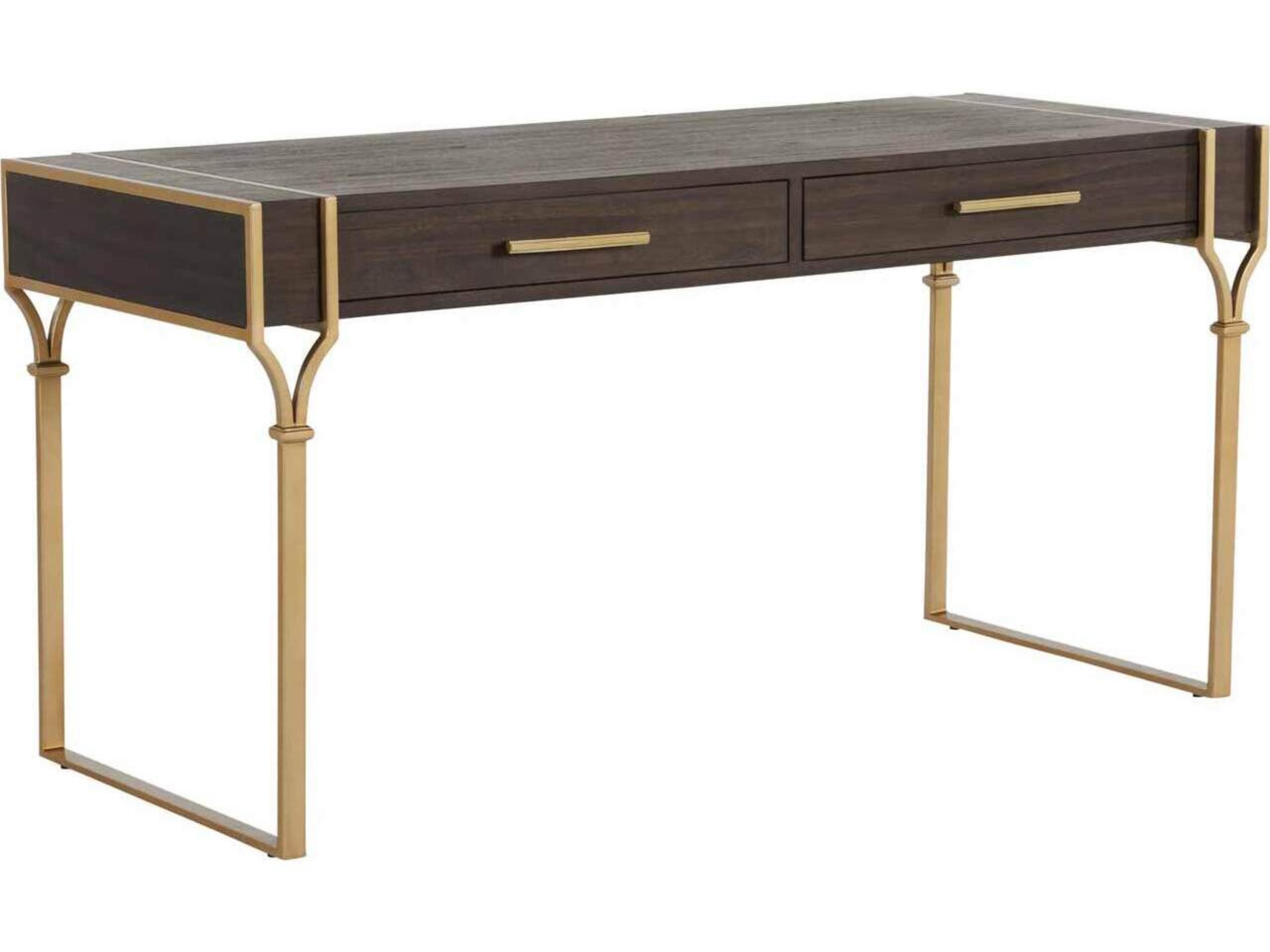 Salvador Brown Mindi Wood Writing Desk