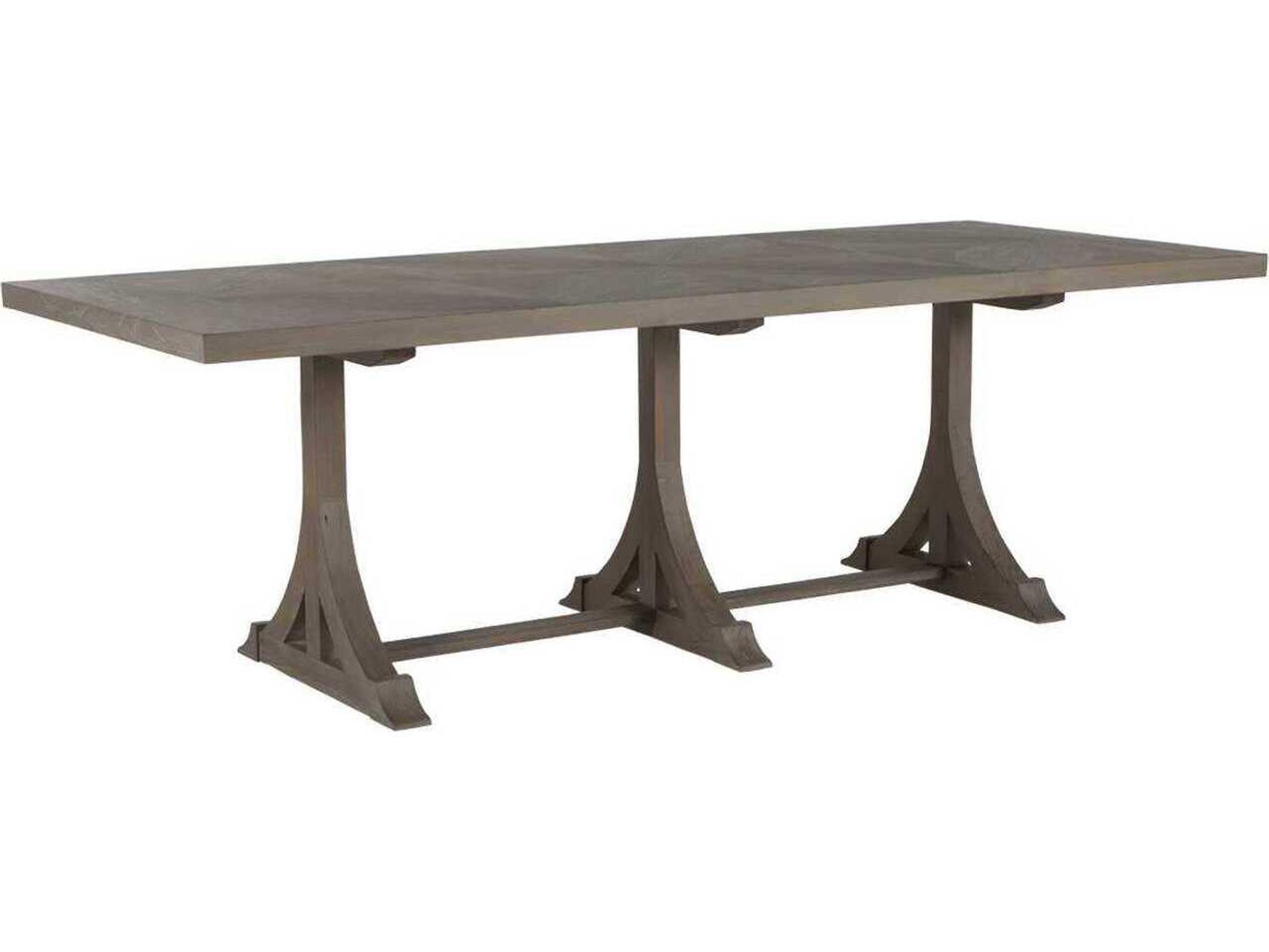 Adams Rectangular Vintage Gray Wood Dining Table