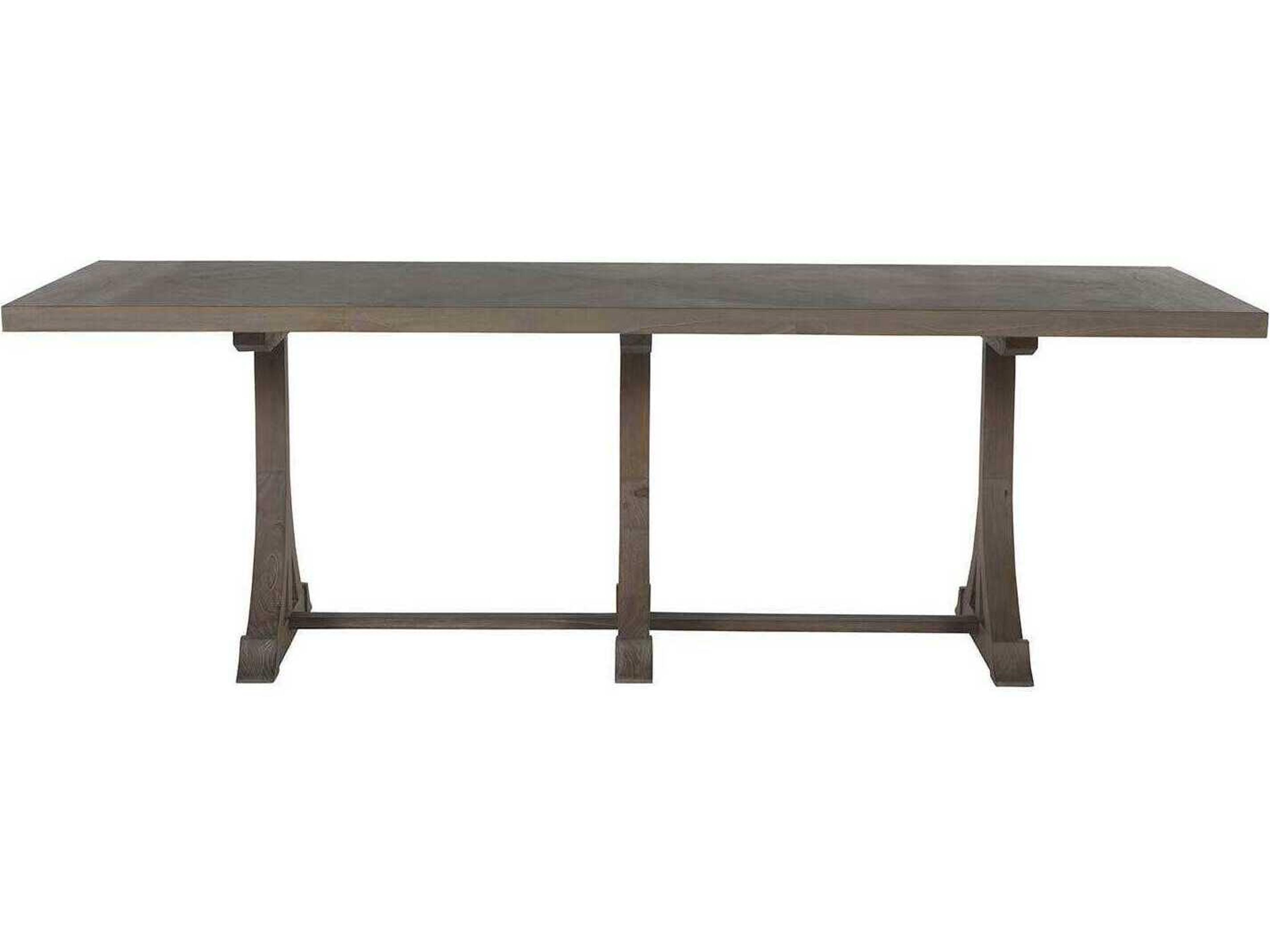 Gabby Adams Rectangular Vintage Gray Wood Dining Table