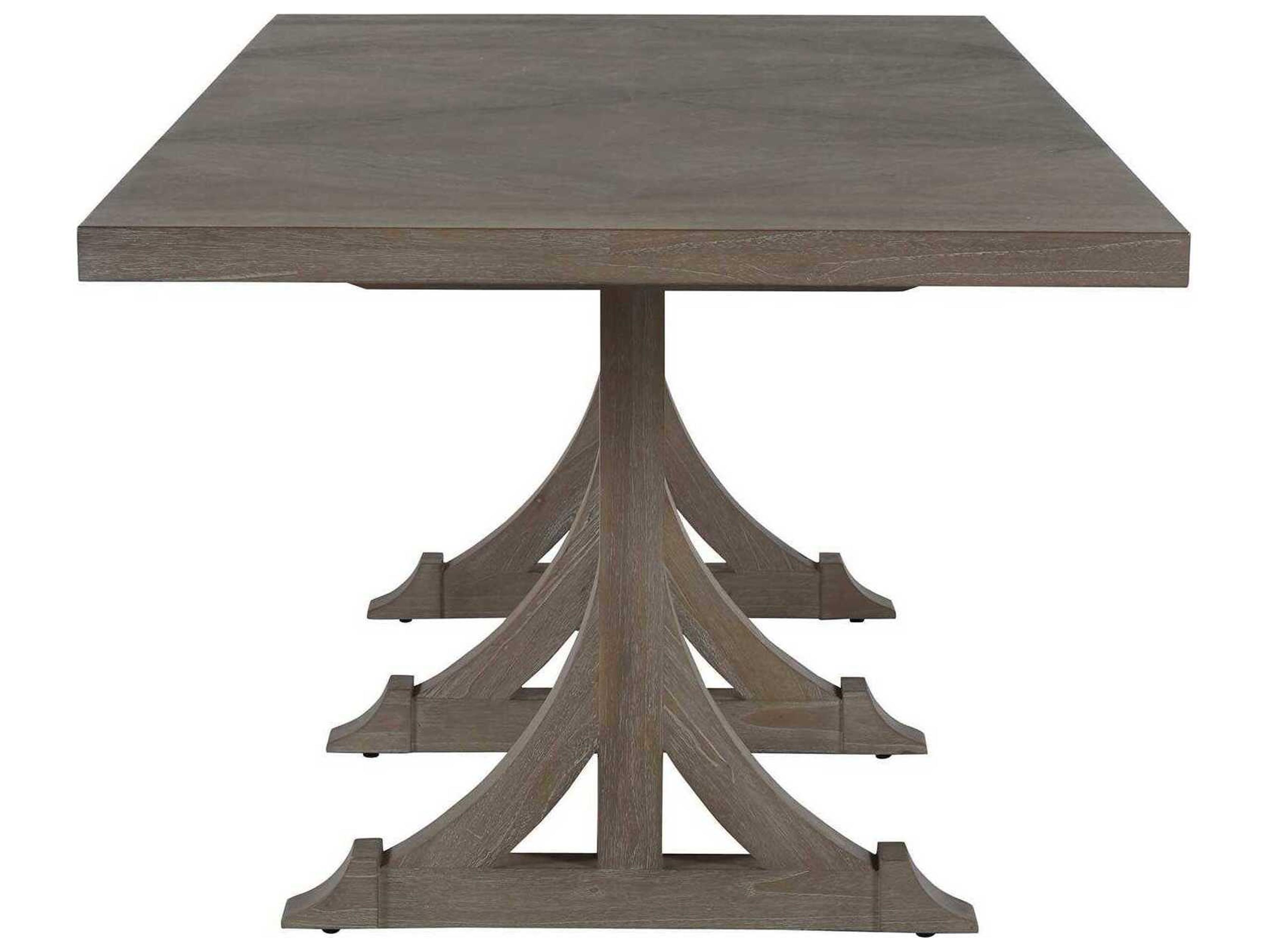 Gabby Adams Rectangular Vintage Gray Wood Dining Table