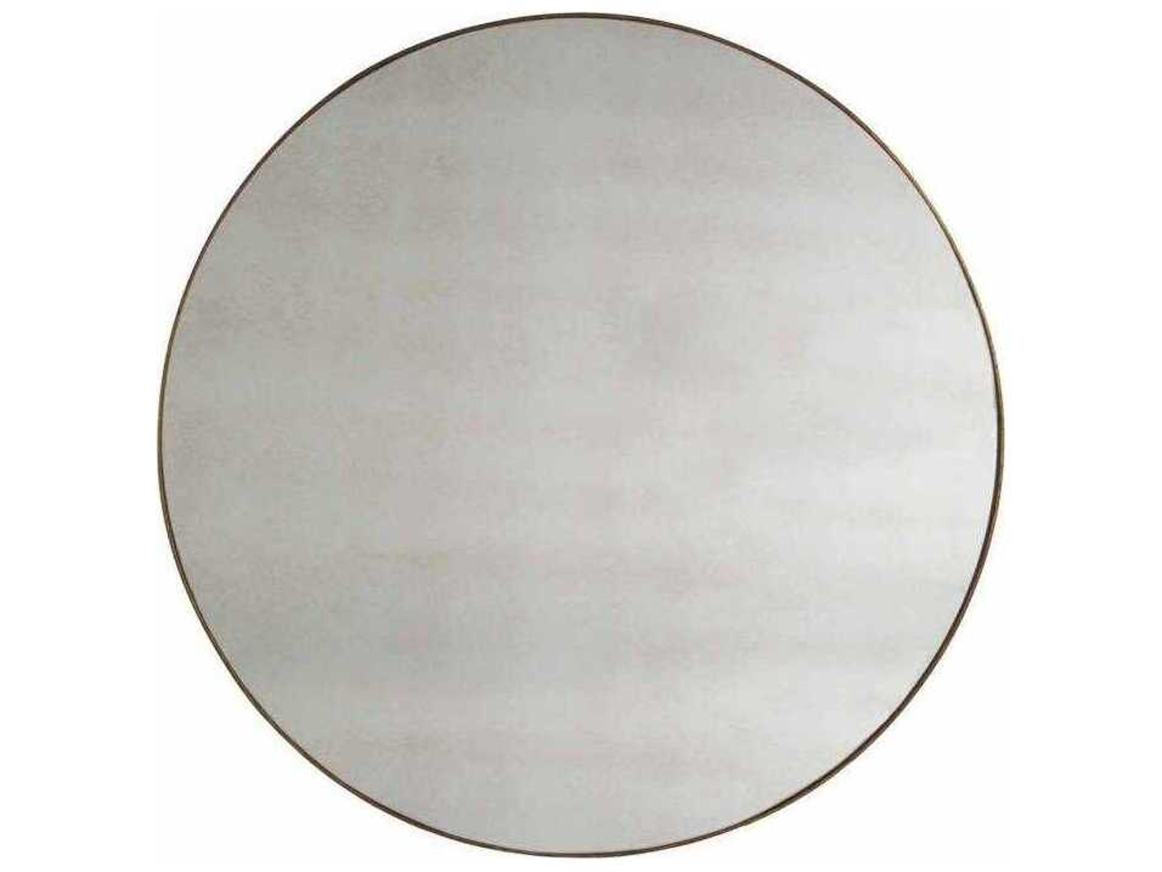 Nancy Gilded Gold Wall Mirror Round