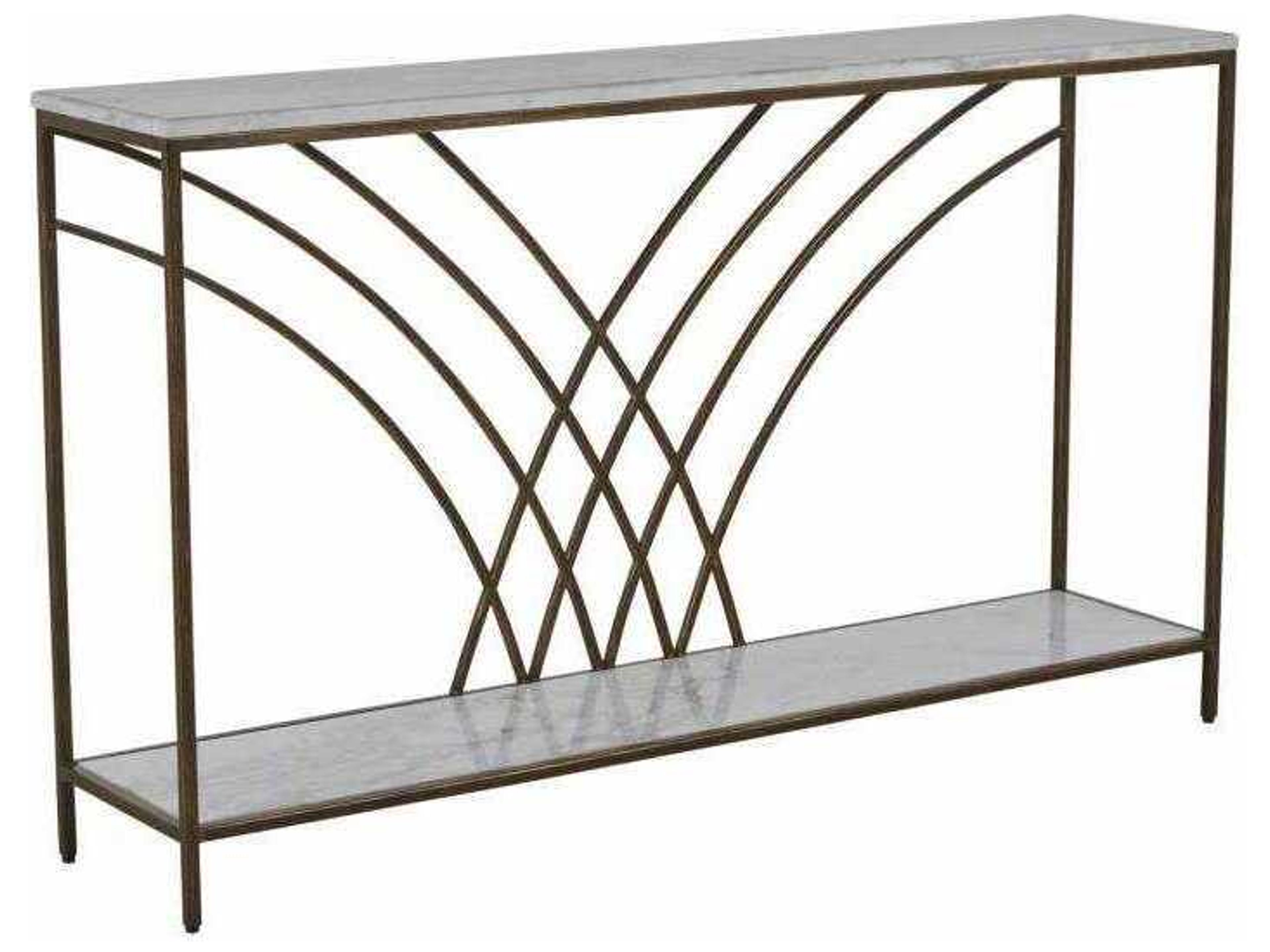 Gabby Felding Rectangular Jazzy White Console Table