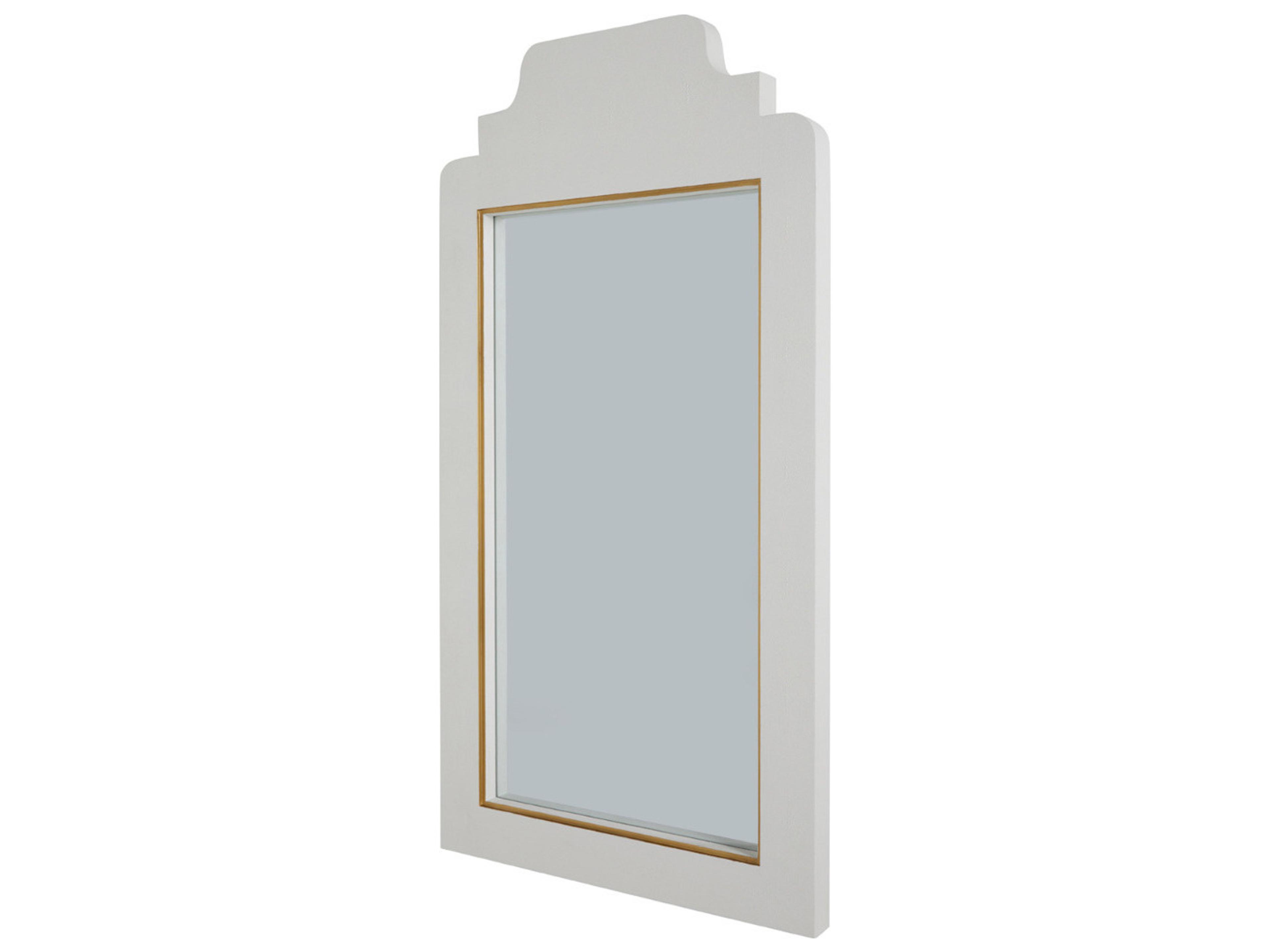 Gabby Nora Alabaster Faux Shagreen Wall Mirror Rectangular