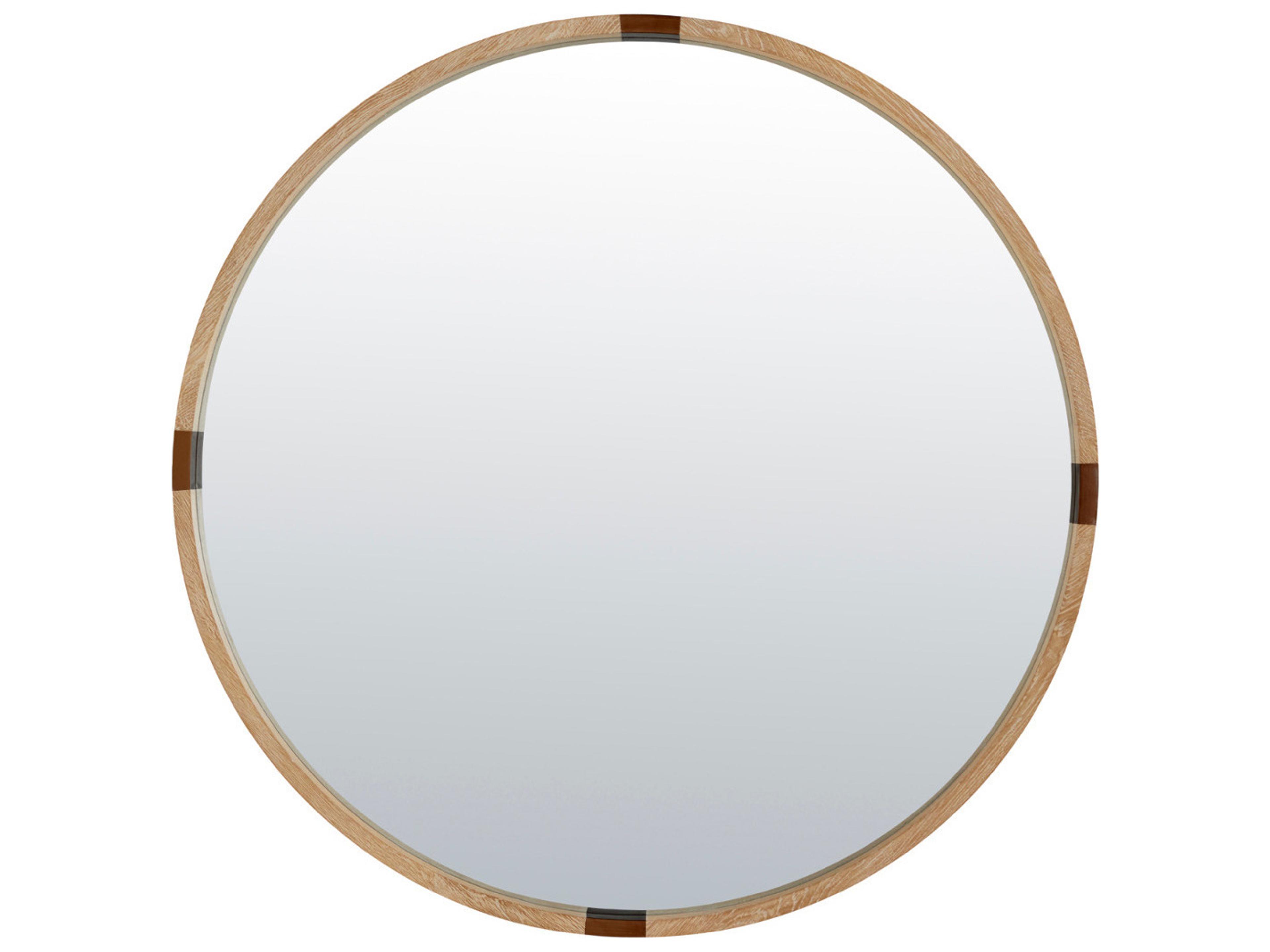 Zion Antique Bronze Seaside Natural Wall Mirror Round
