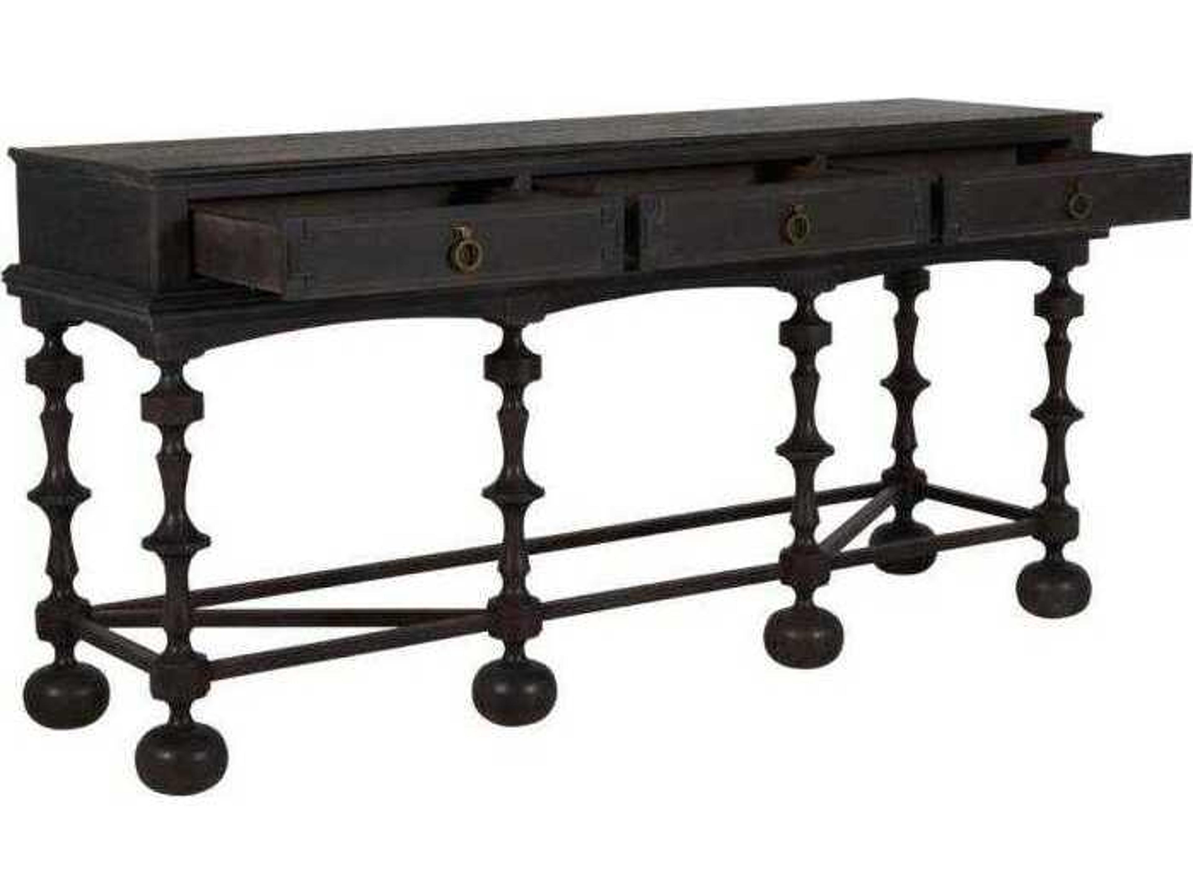 Gabby Arrington Rectangular Wood Cerused Ash Console Table