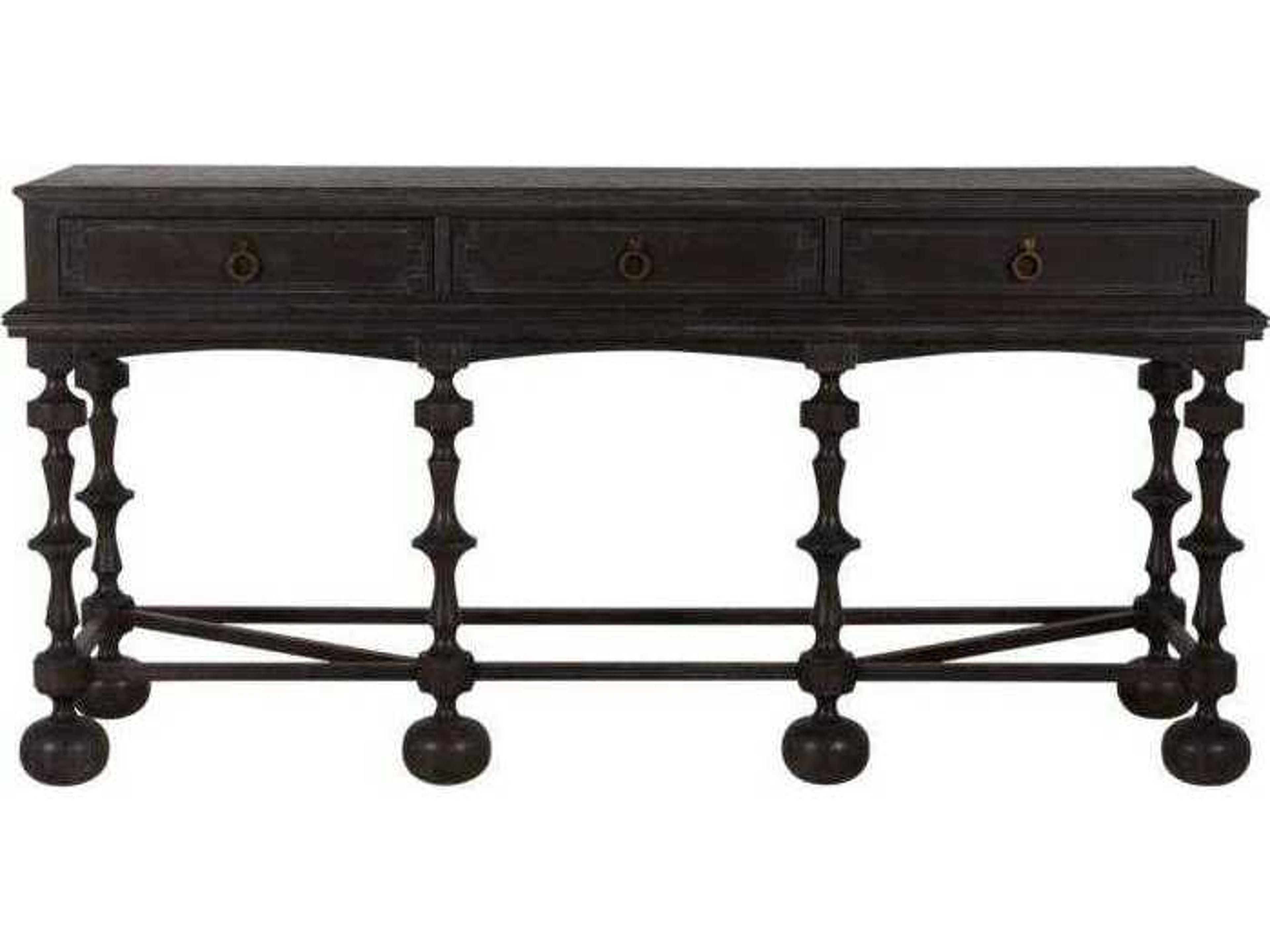 Gabby Arrington Rectangular Wood Cerused Ash Console Table