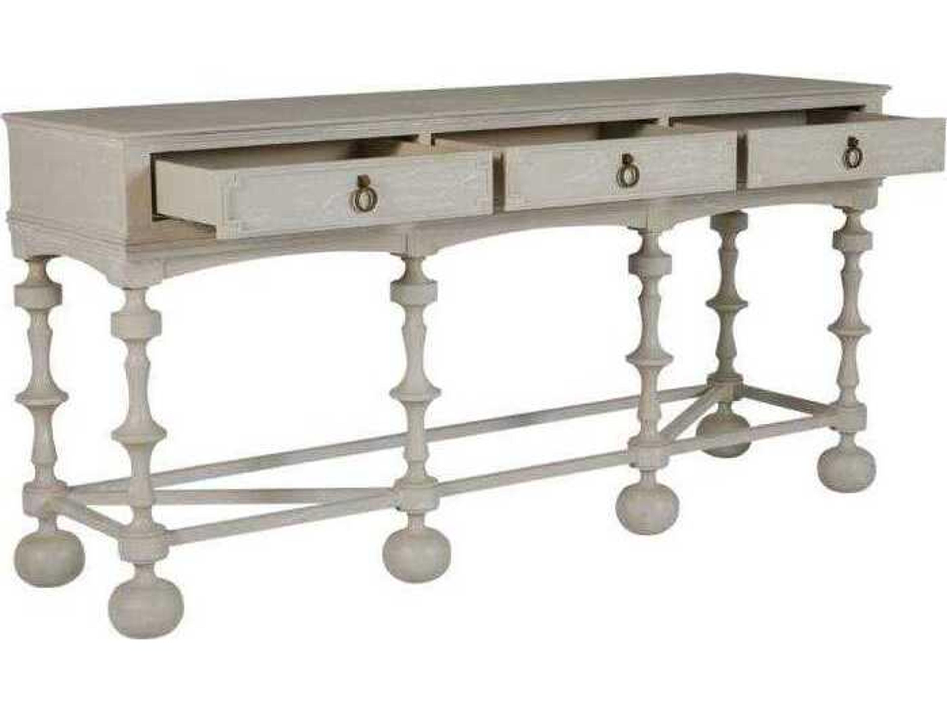 Gabby Arrington Rectangular Wood Cerused Ash Console Table