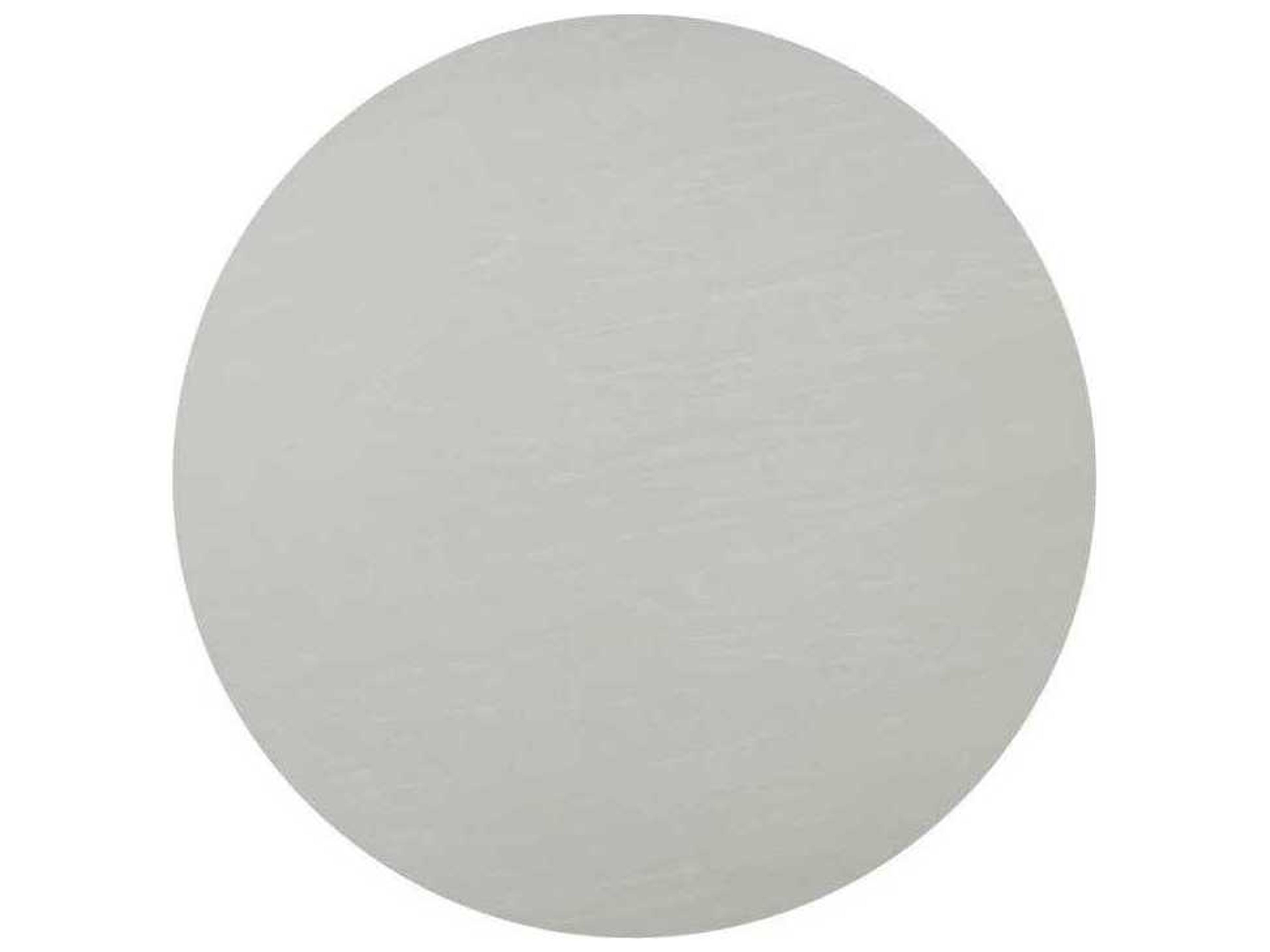 Gabby Sheila Round Wood Cerused White Dining Table