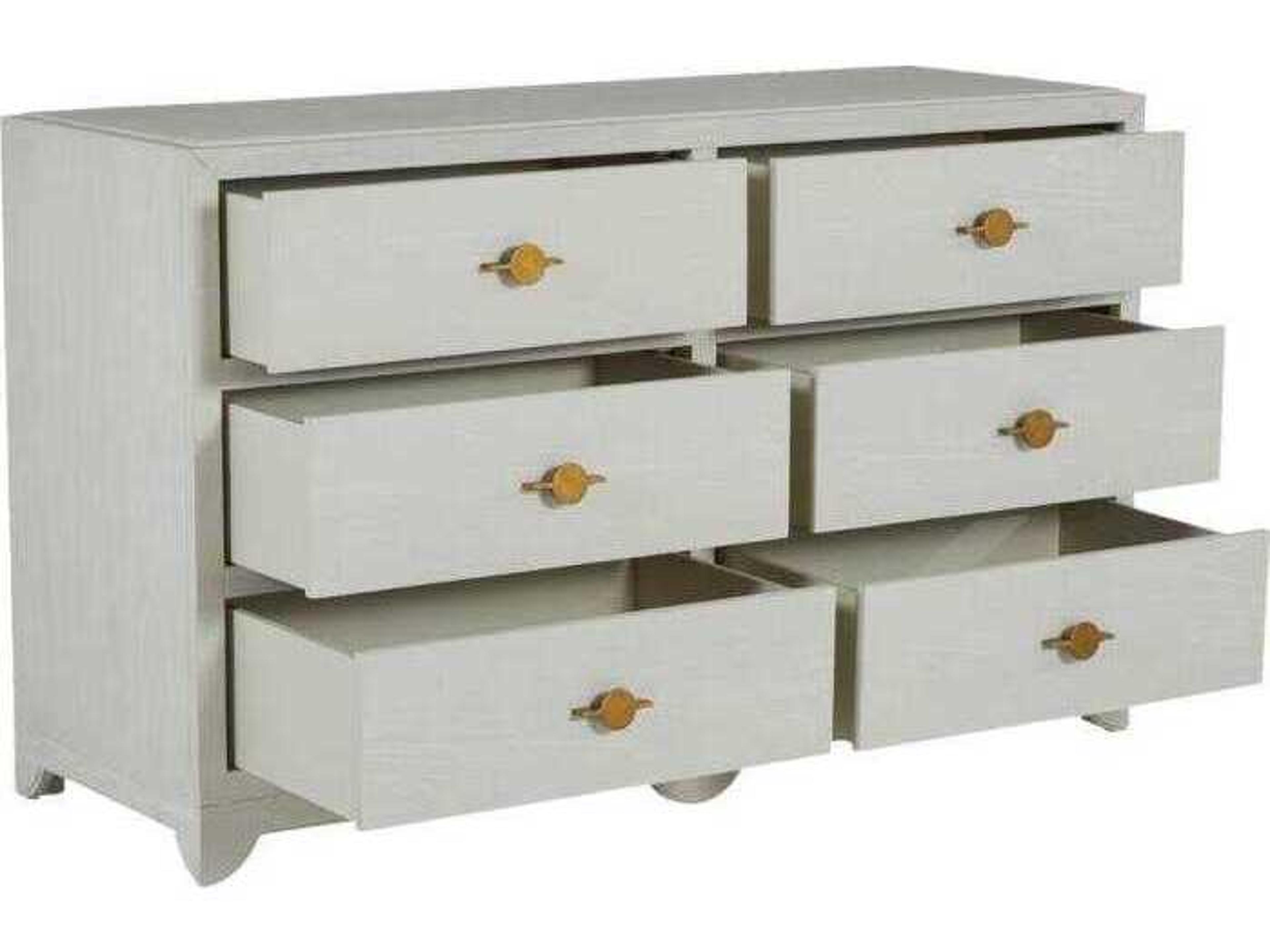 Gabby Fairmont 6-Drawers Mindi Wood Double Dresser