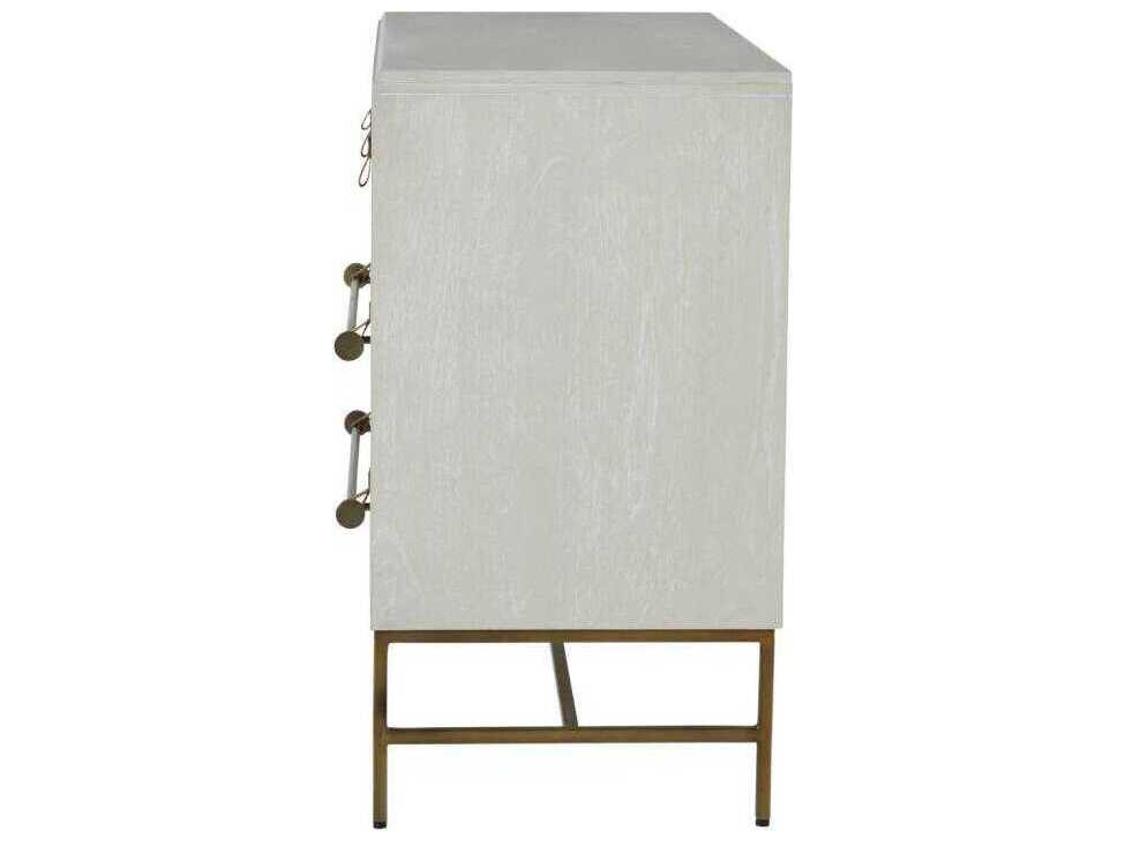 Gabby Maya 5-Drawers White Mindi Wood Dresser