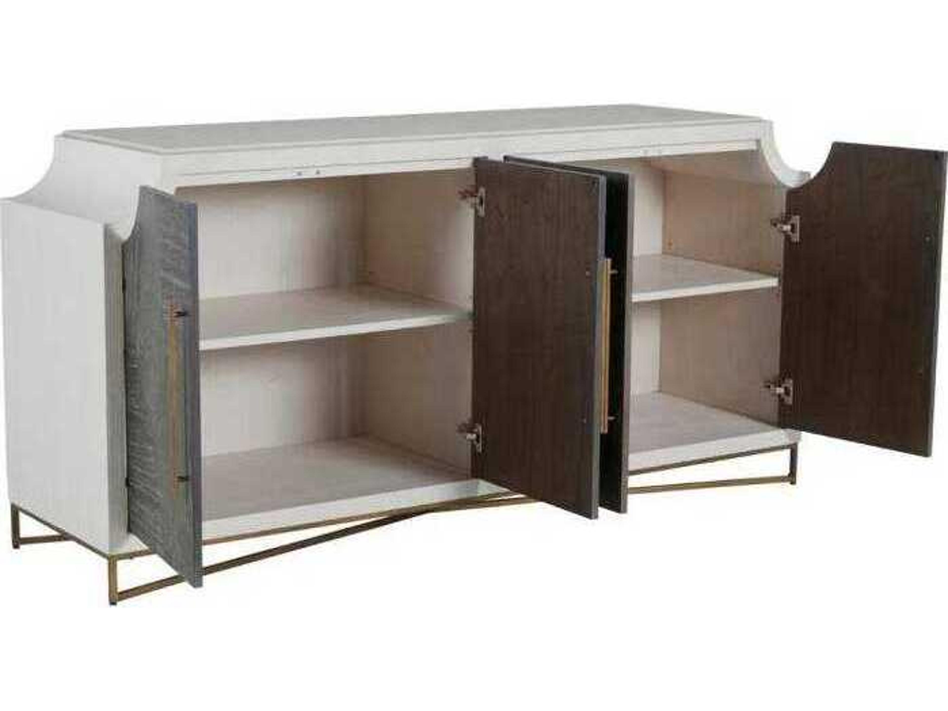 Gabby Kirsten White Mindi Wood Accent Cabinet