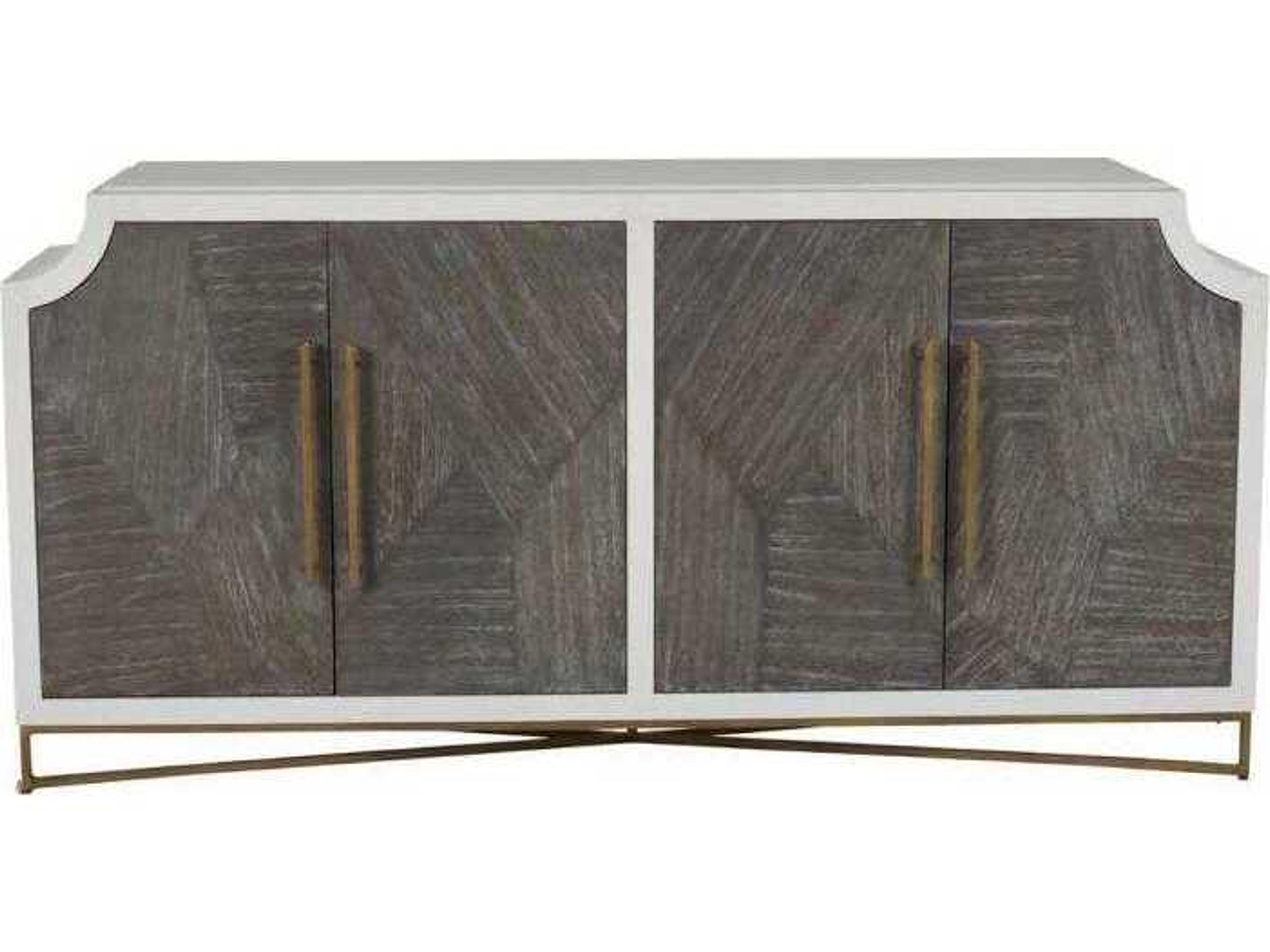 Gabby Kirsten White Mindi Wood Accent Cabinet