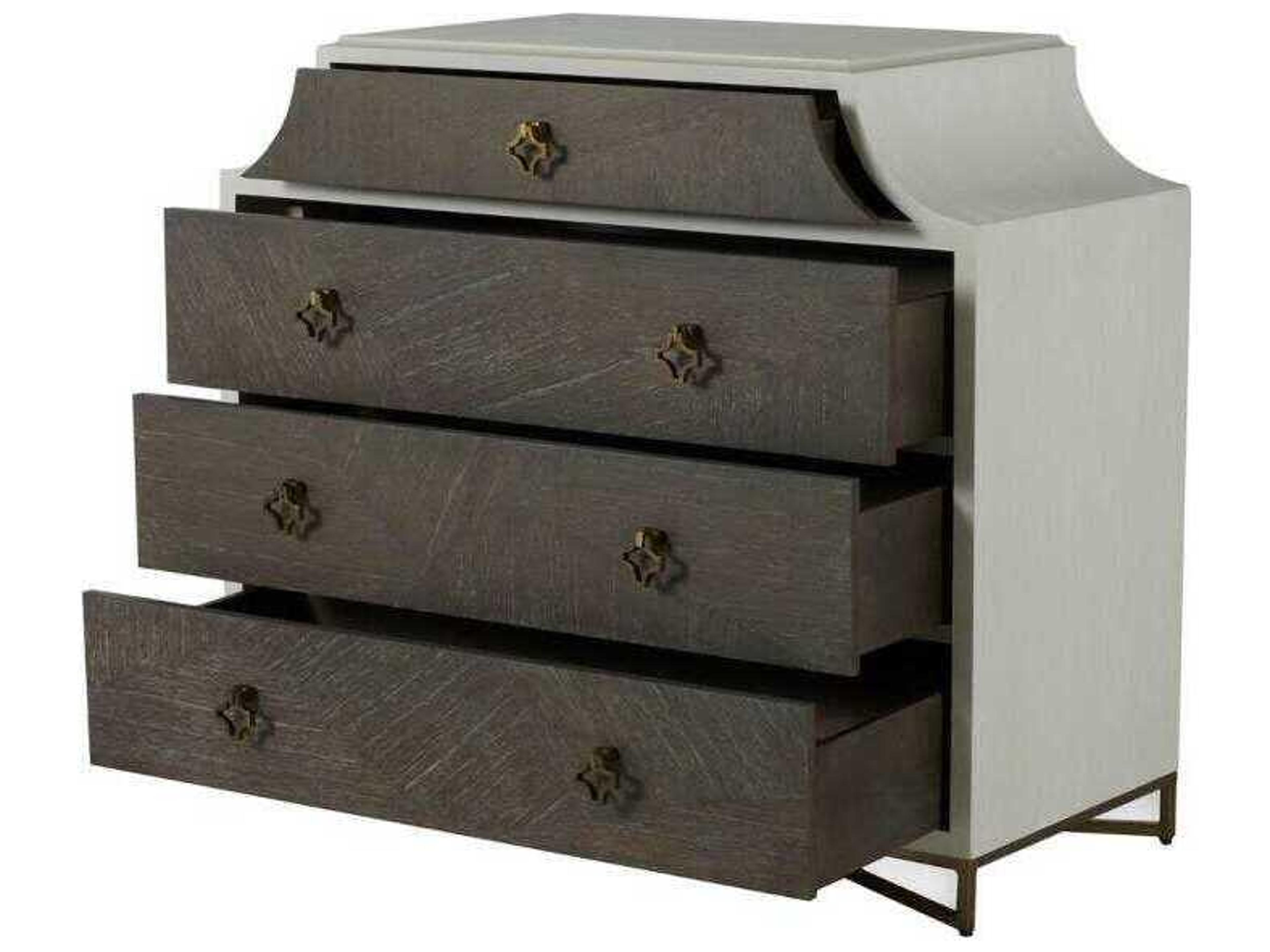 Gabby Kirsten White Mindi Wood Accent Chest