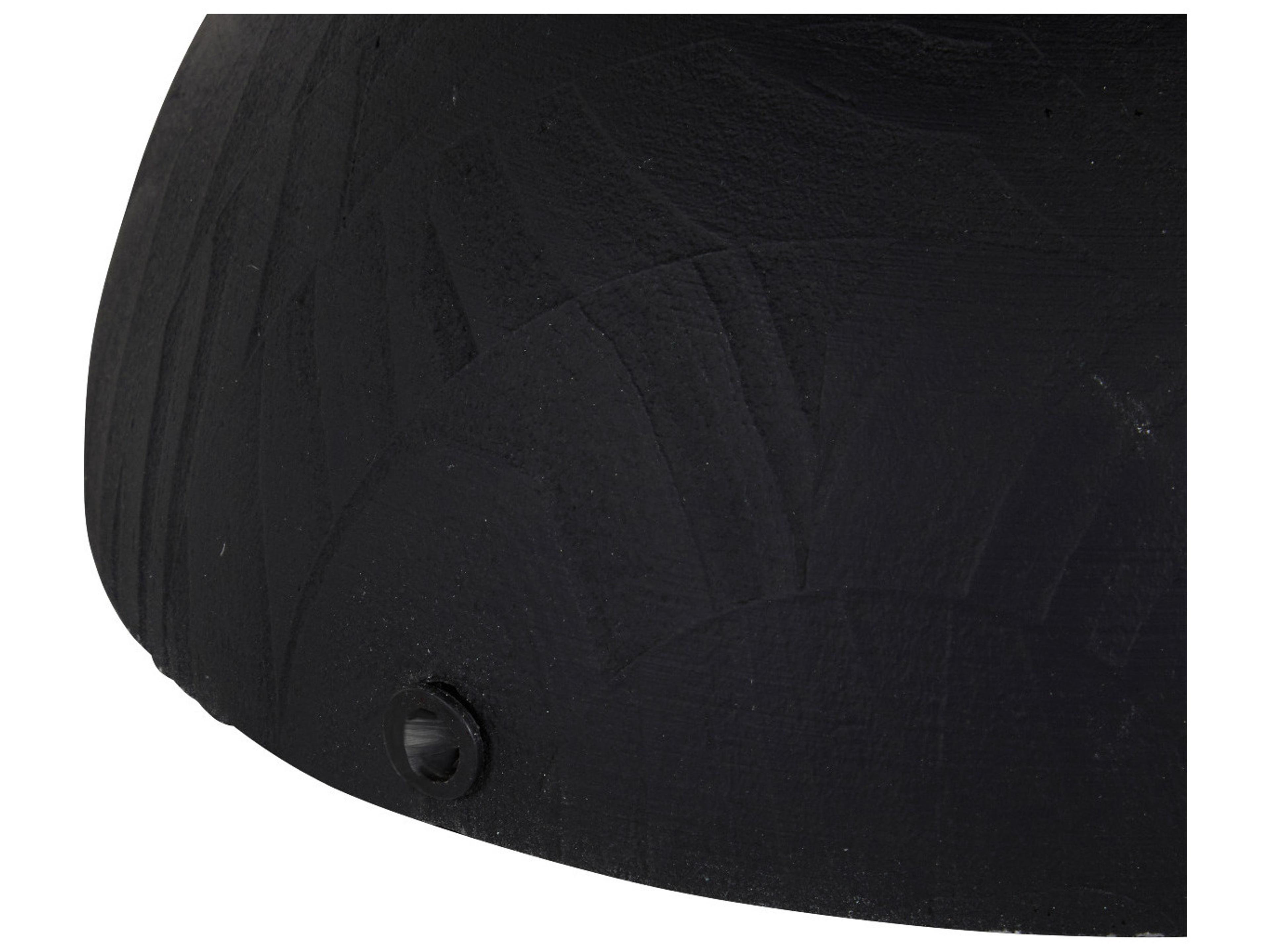 Gabby Maddox Plaster Black Feather White Linen Buffet Lamp