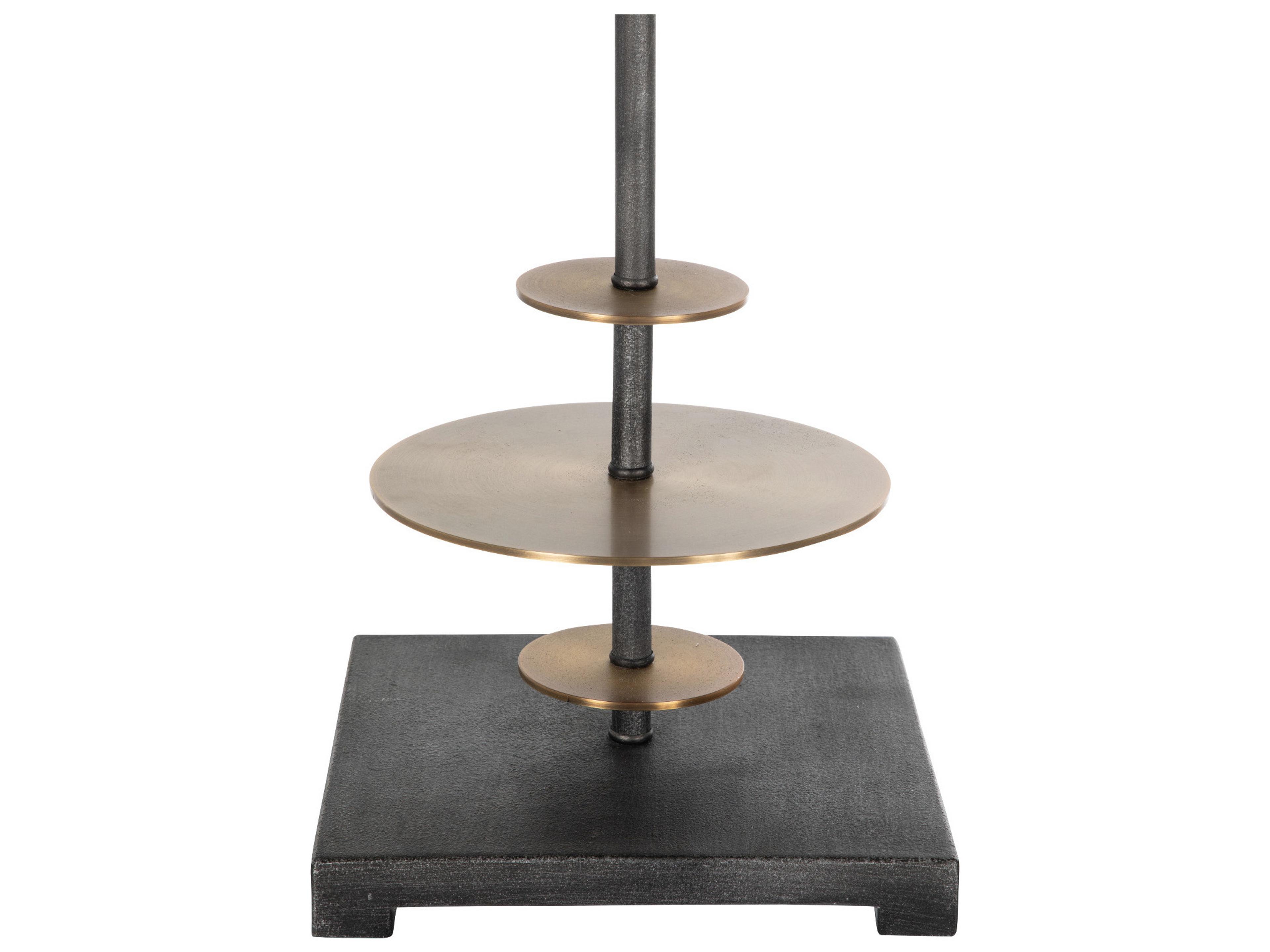 Gabby Vivek Black Floor Lamp