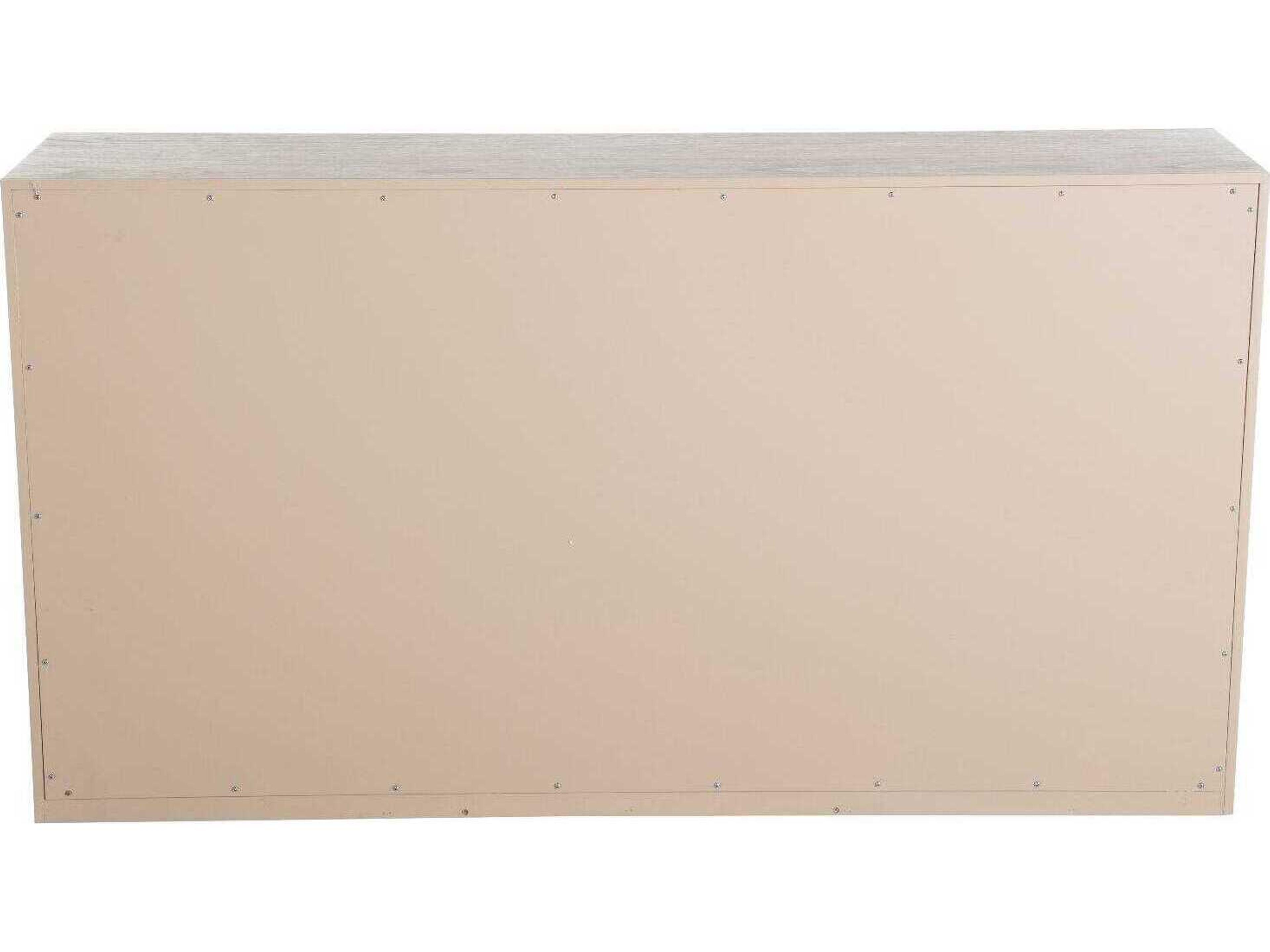 Gabby Arlee Rectangular Wood Cerused Natural Blonde Console Table