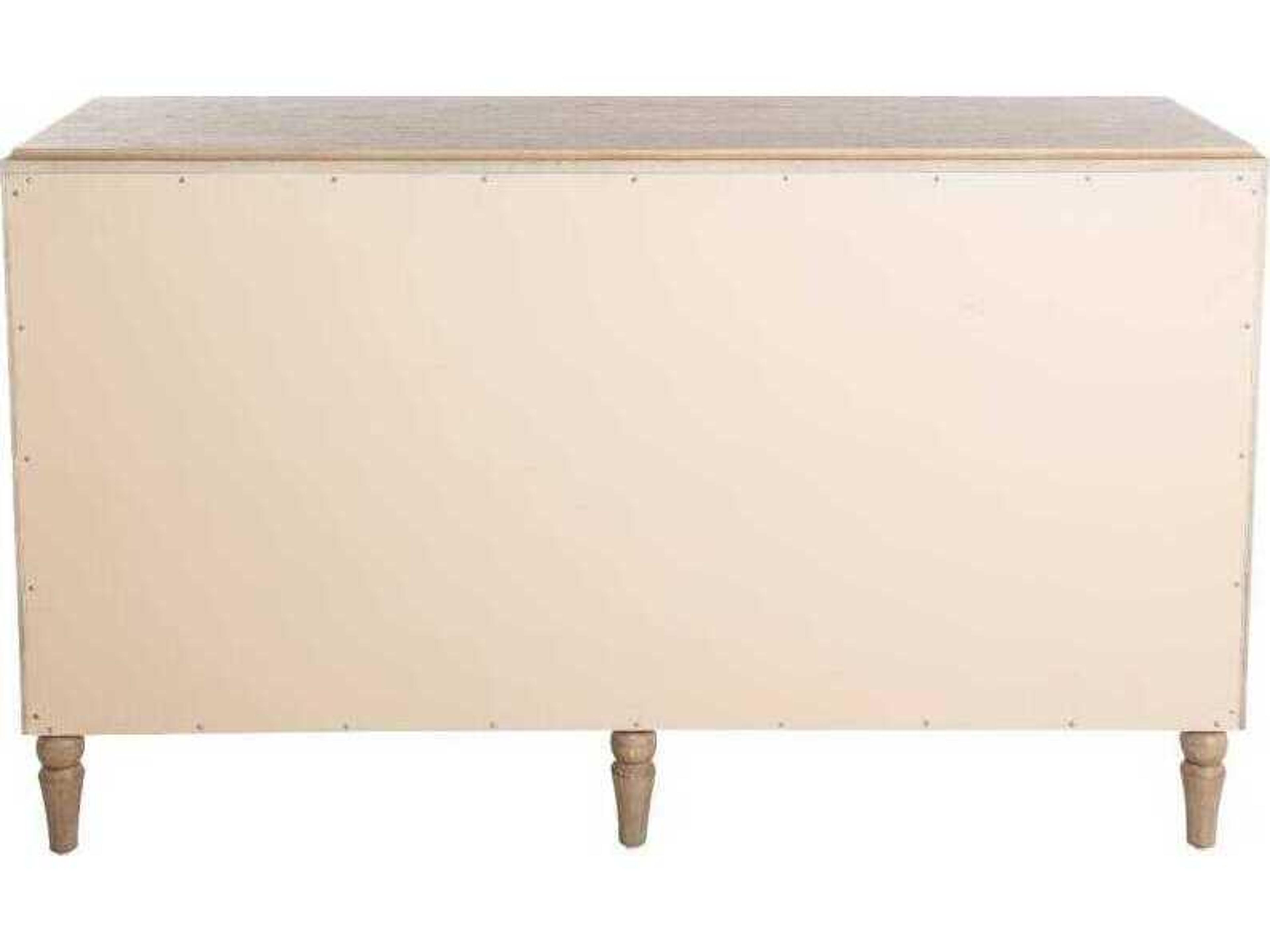 Gabby Everest Natural Mindi Wood Double Dresser