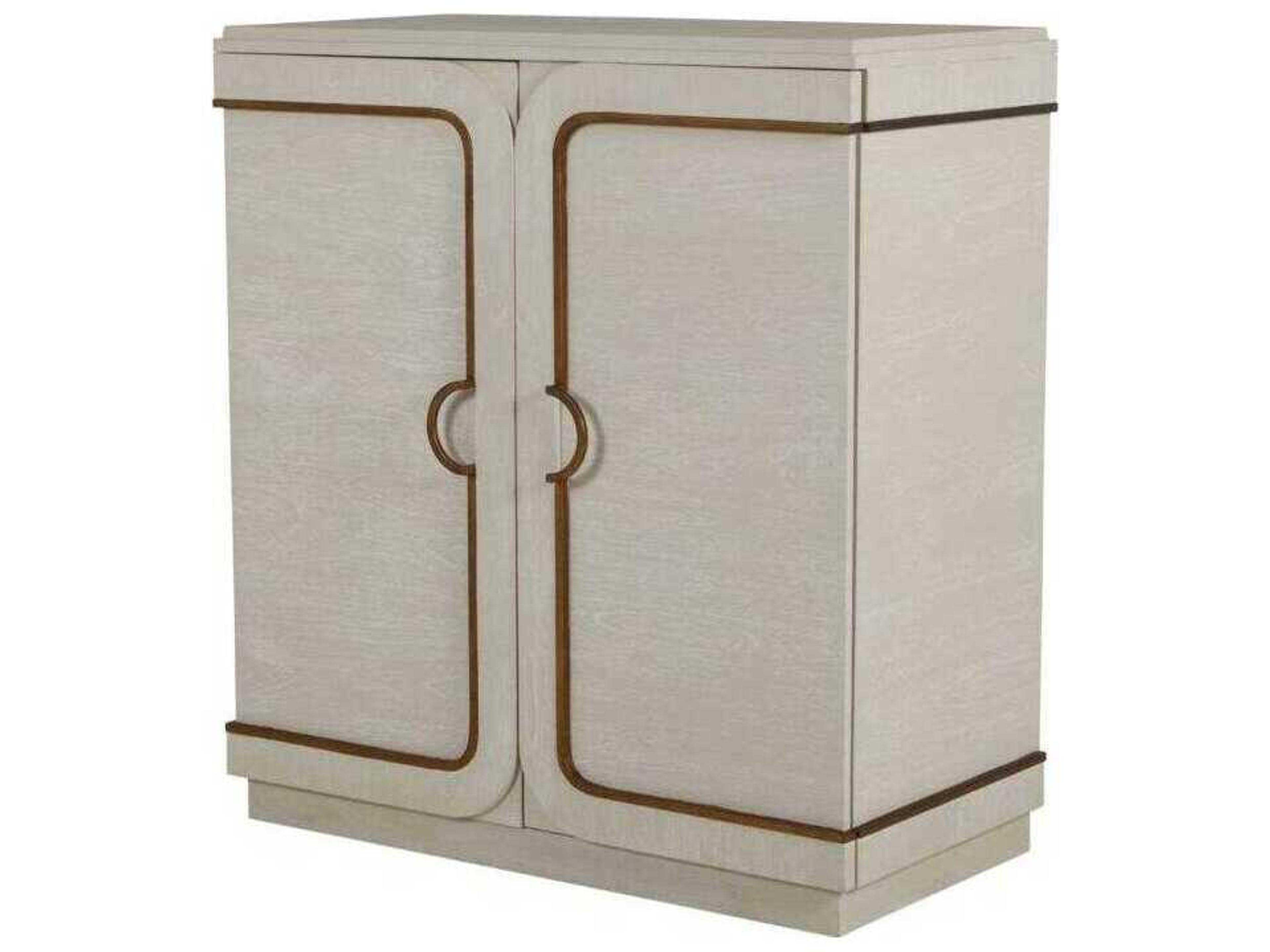 Gabby Churst Cerused White Mindi Wood Accent Cabinet