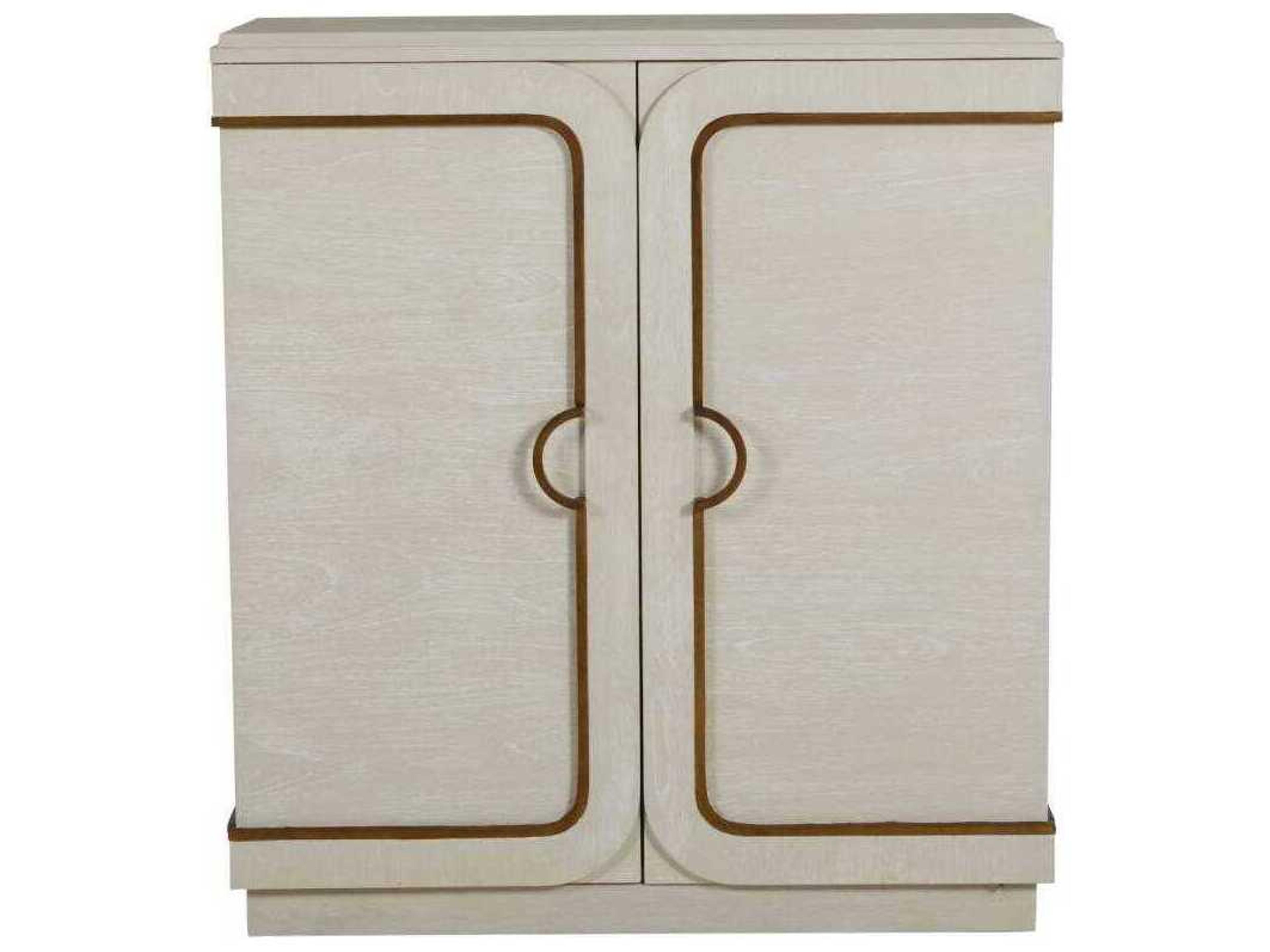 Gabby Churst Cerused White Mindi Wood Accent Cabinet