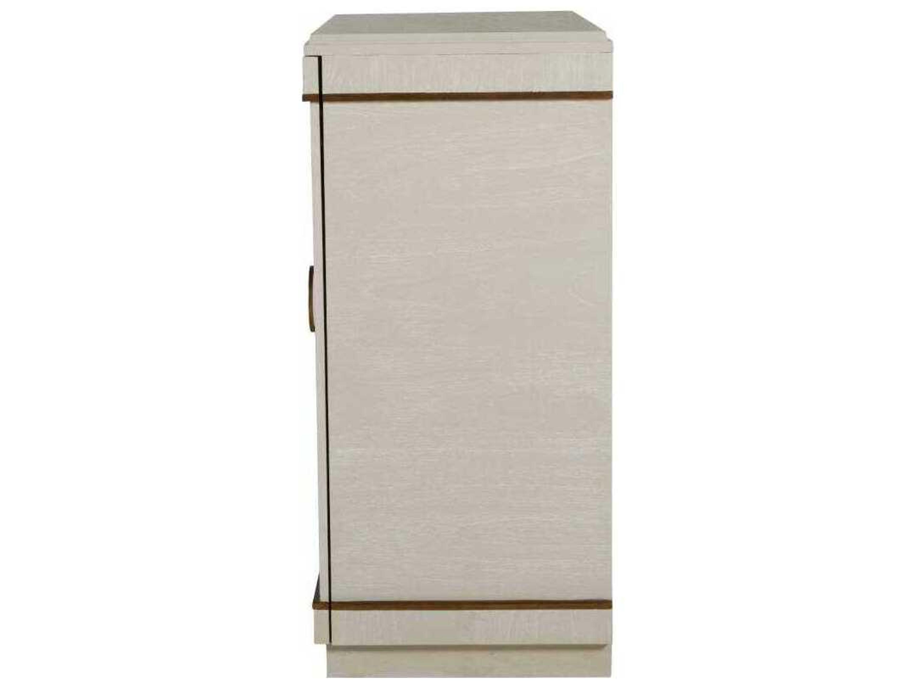 Gabby Churst Cerused White Mindi Wood Accent Cabinet