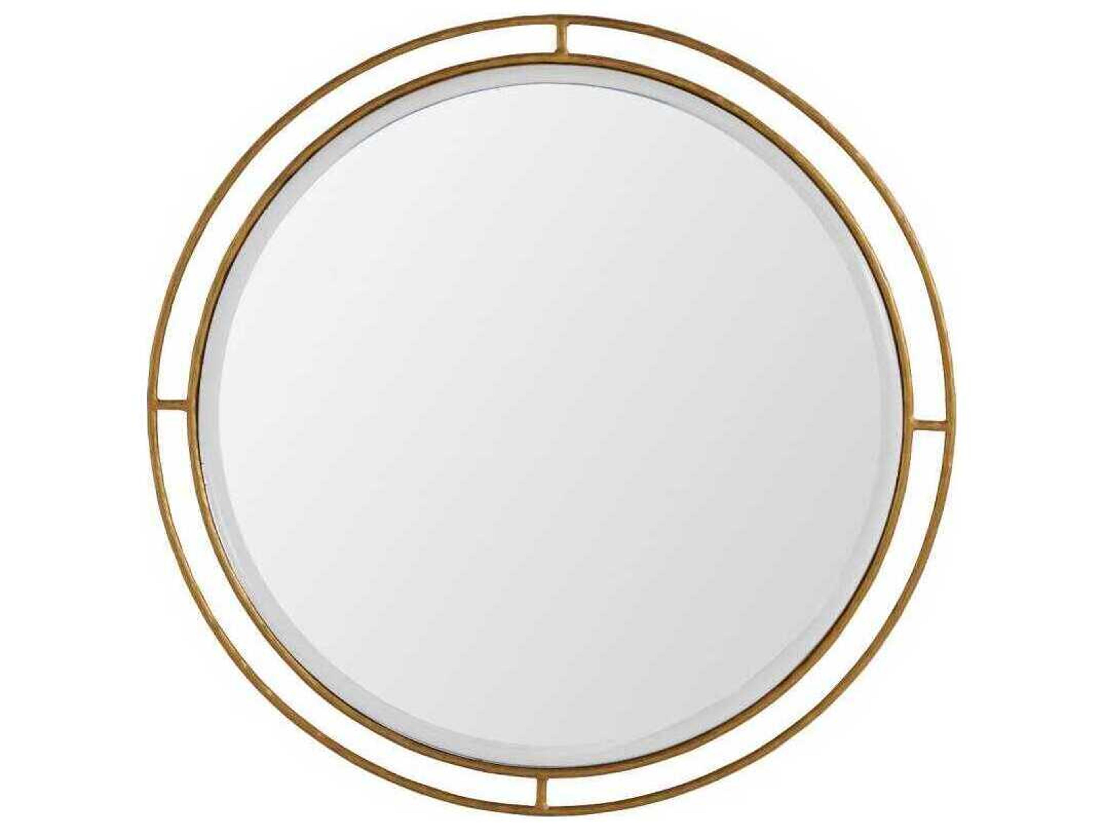Belafonte Clear Mirror Forged Gold Wall Round