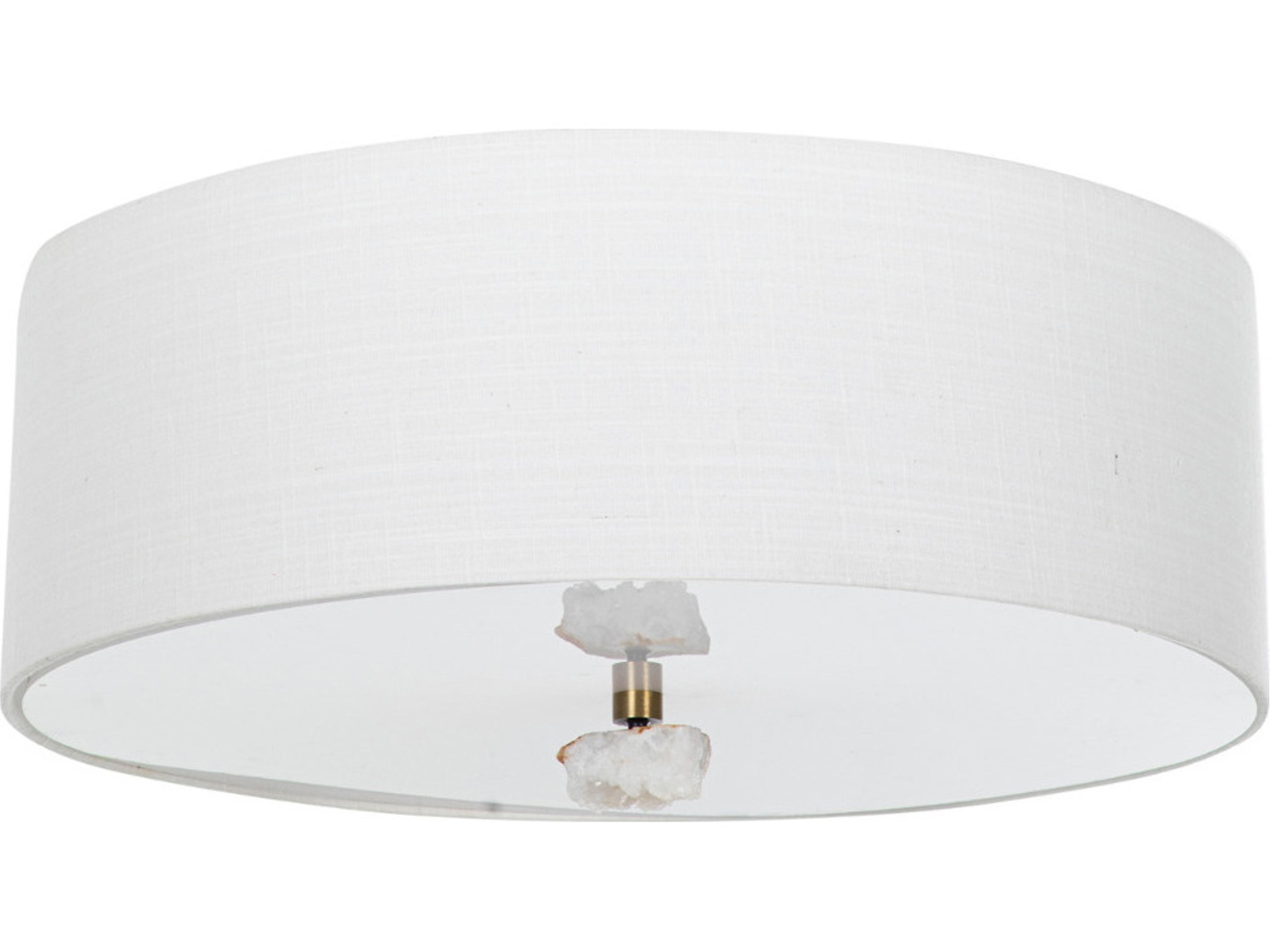 Mabel 2-Light White Flush Mount