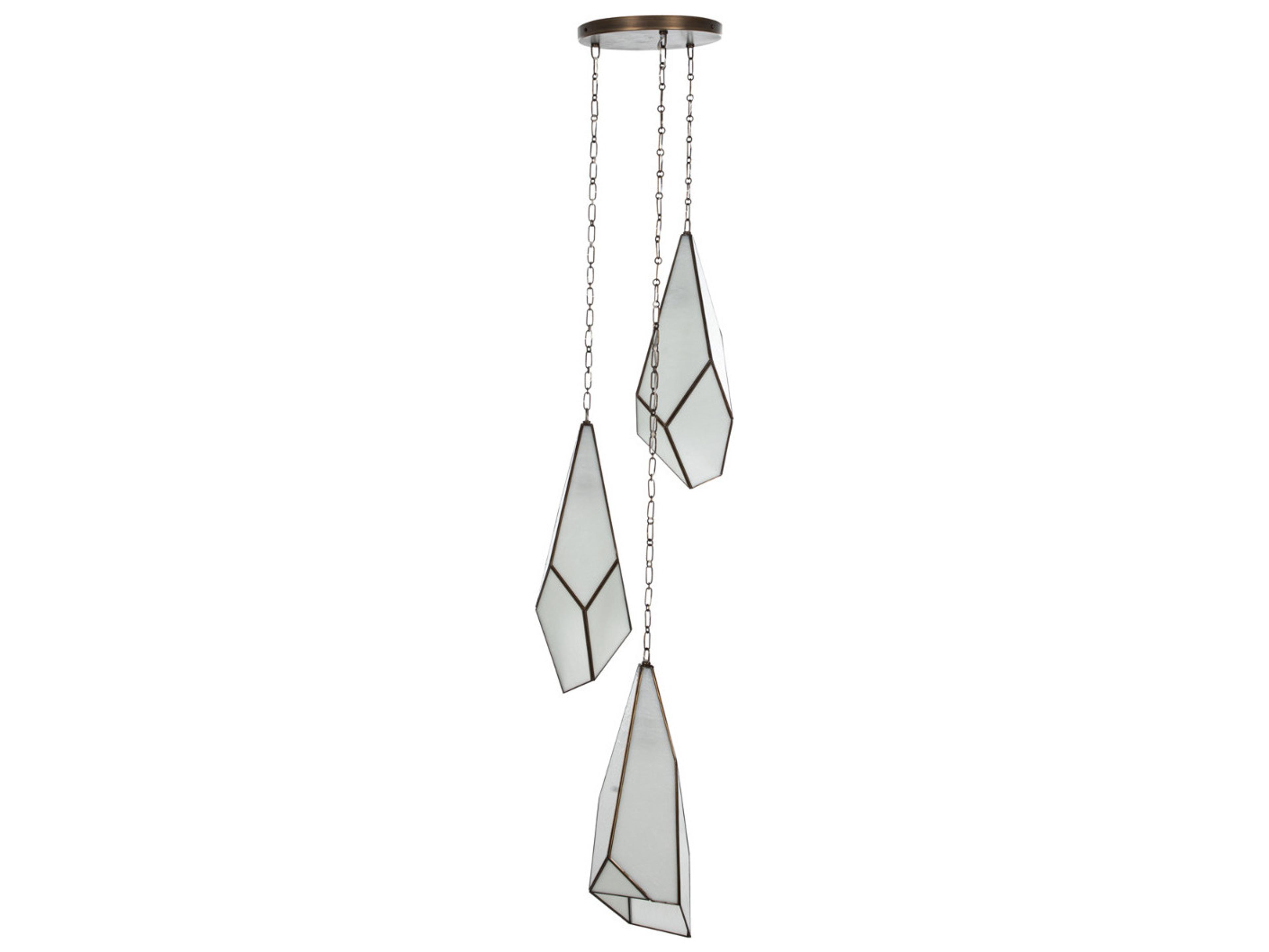 Gabby Finchley 3-Light Antique Brushed Brass Pendant