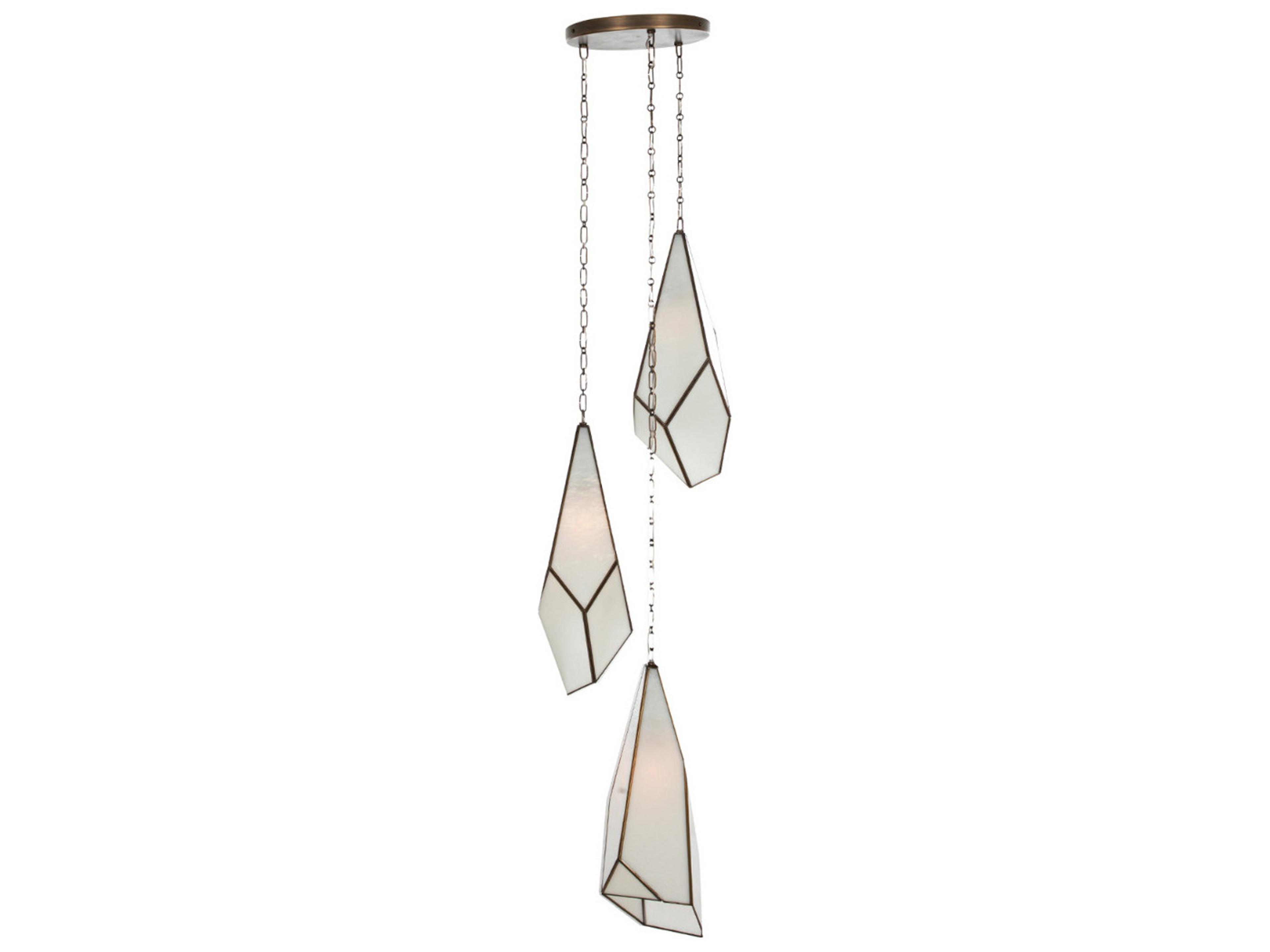 Gabby Finchley 3-Light Antique Brushed Brass Pendant