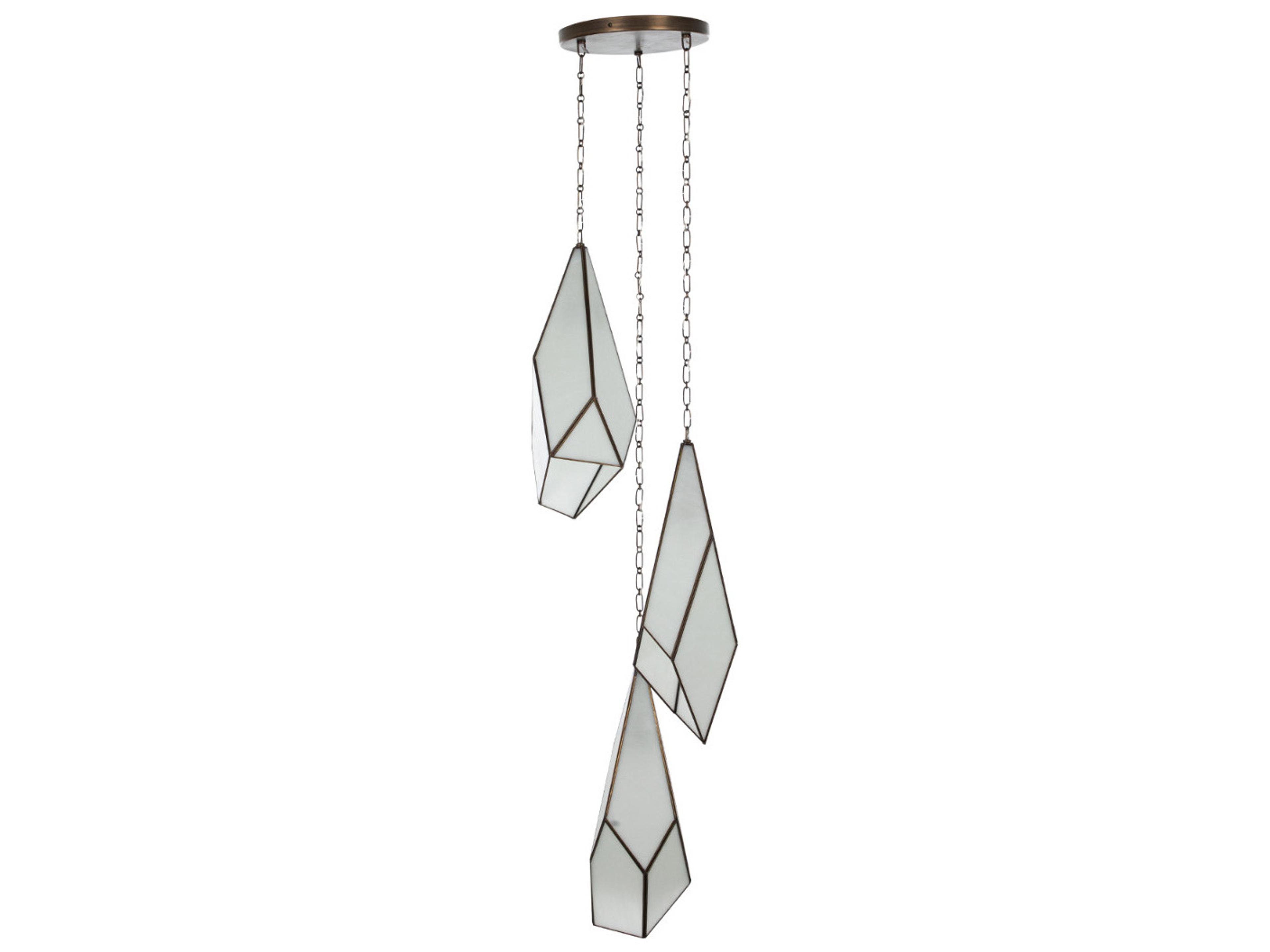 Gabby Finchley 3-Light Antique Brushed Brass Pendant