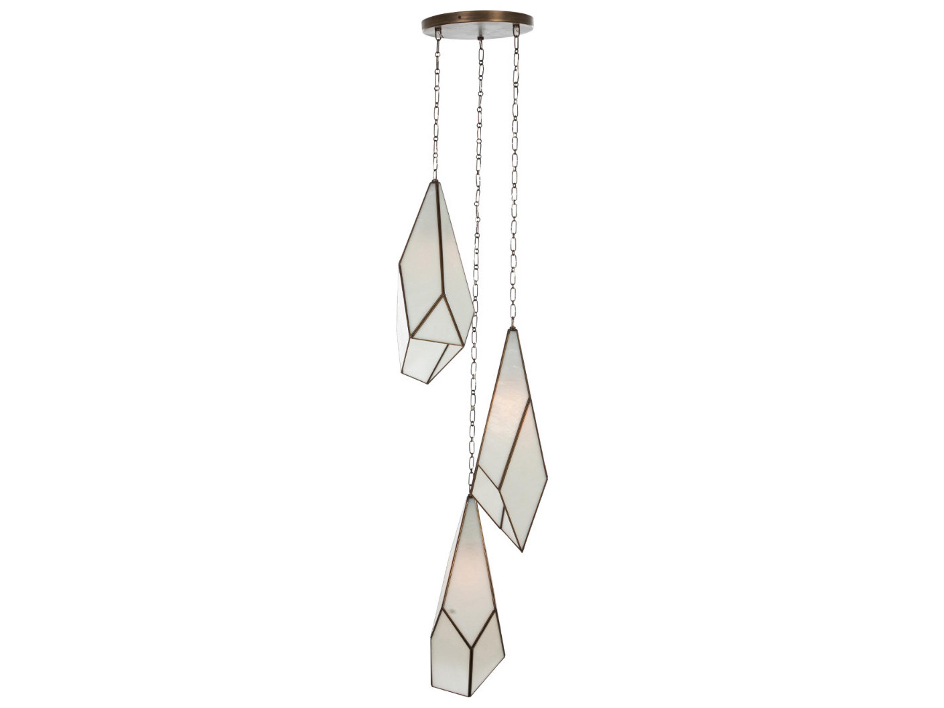 Gabby Finchley 3-Light Antique Brushed Brass Pendant
