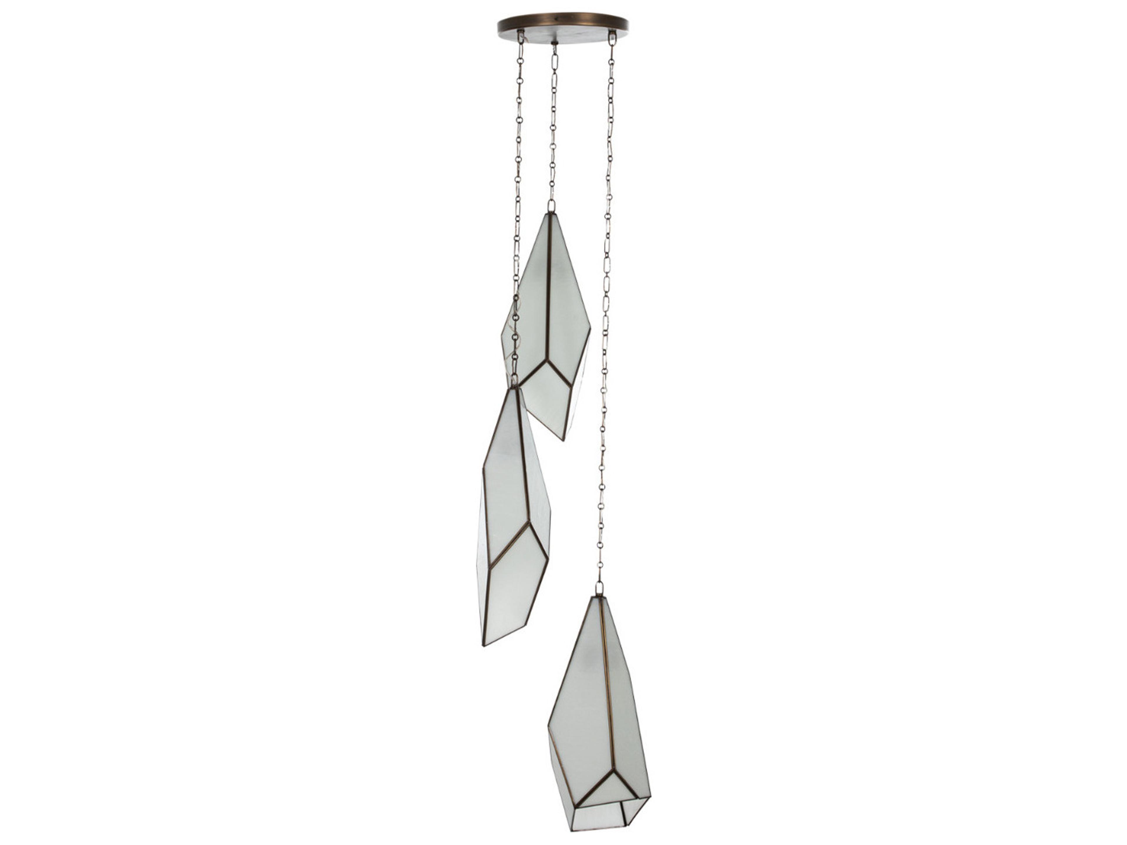 Gabby Finchley 3-Light Antique Brushed Brass Pendant