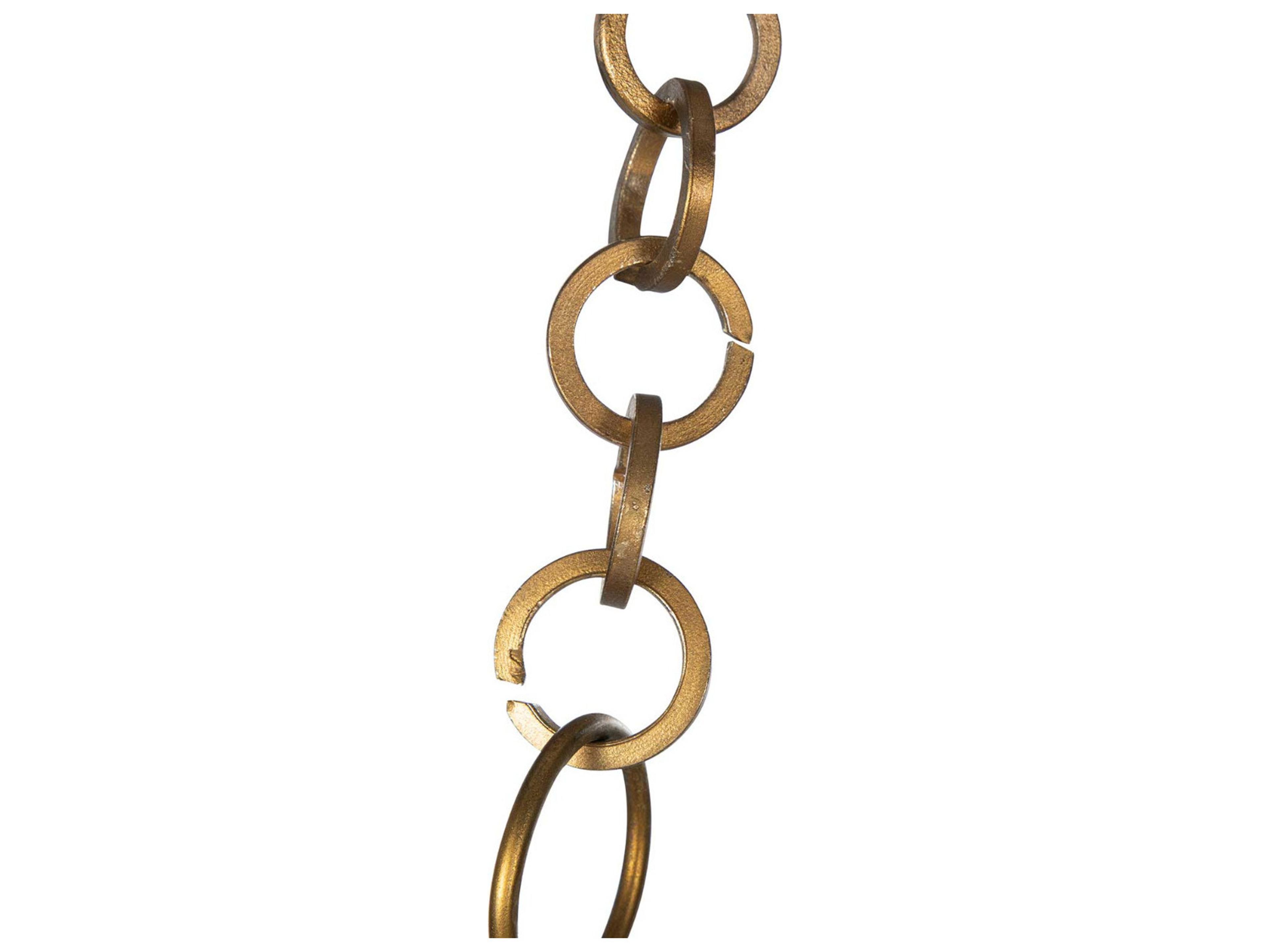 Gabby Leo 5-Light Aged Blonde Brass Linear Island Pendant