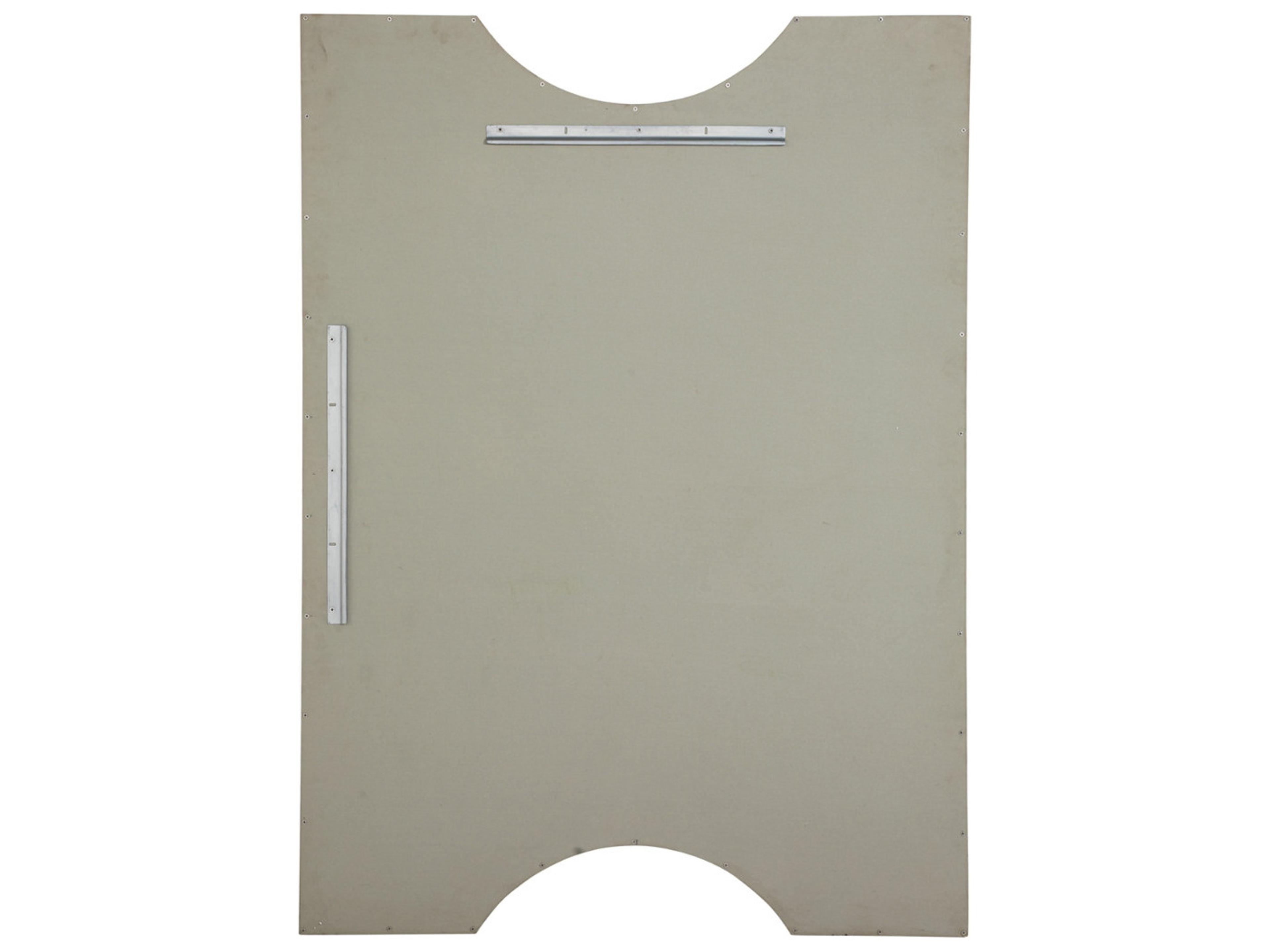 Gabby Oakley Natural Ivory Hide Clear Mirror Wall Round