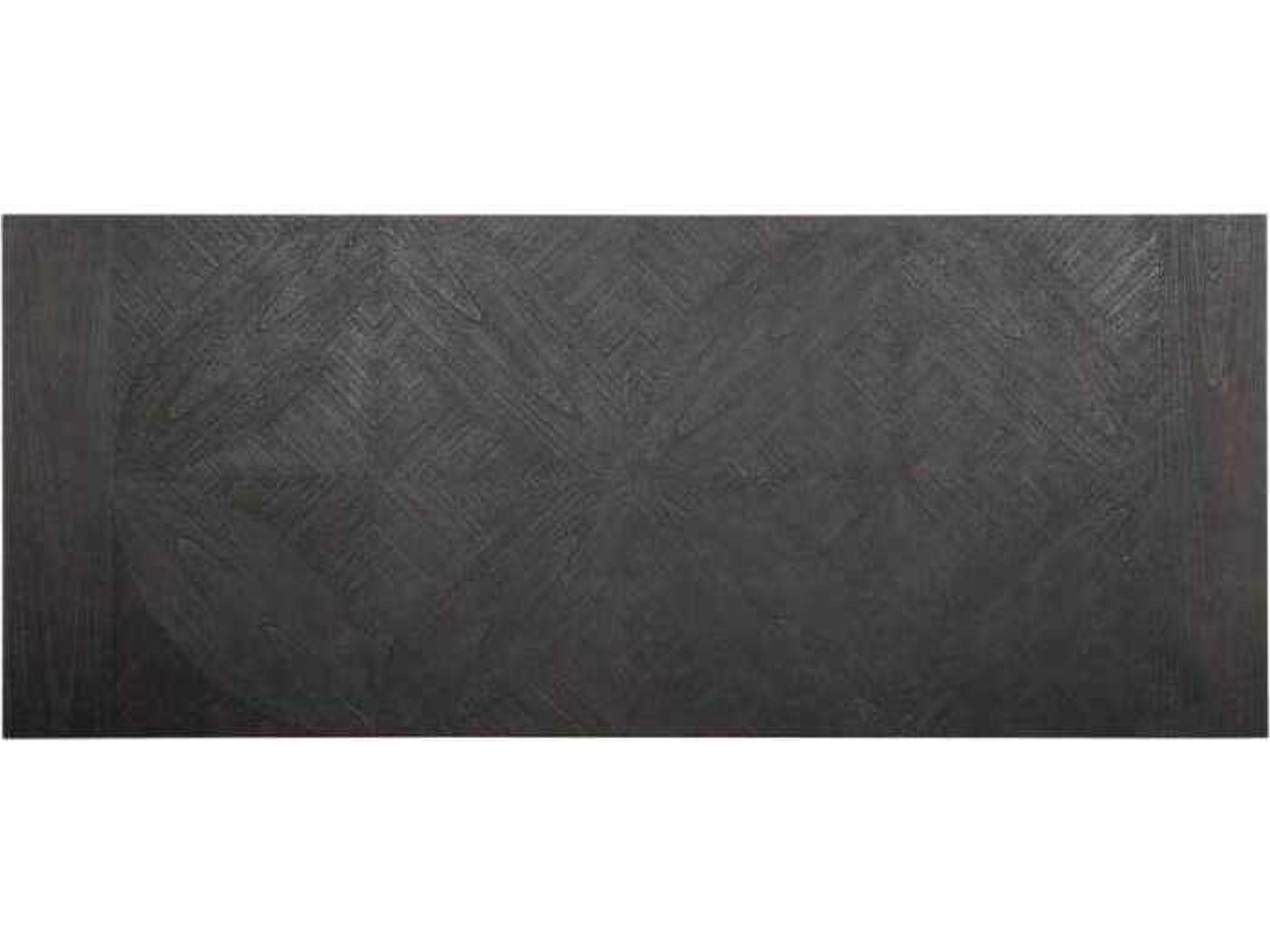 Gabby Adams Rectangular Wood Cerused Forest Black Dining Table