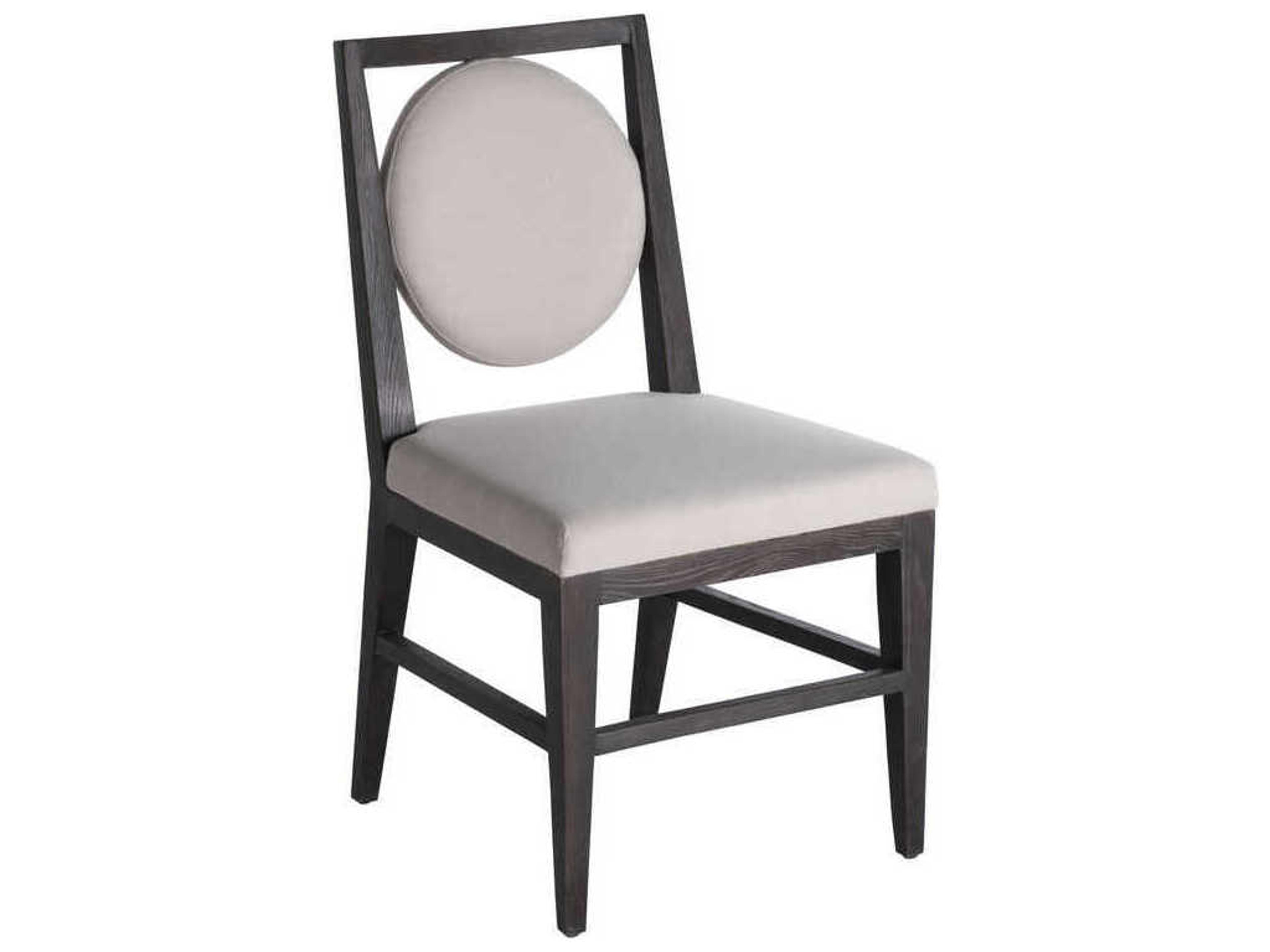 Josy Ash Wood Cerused Ash Upholstered Side Dining Chair