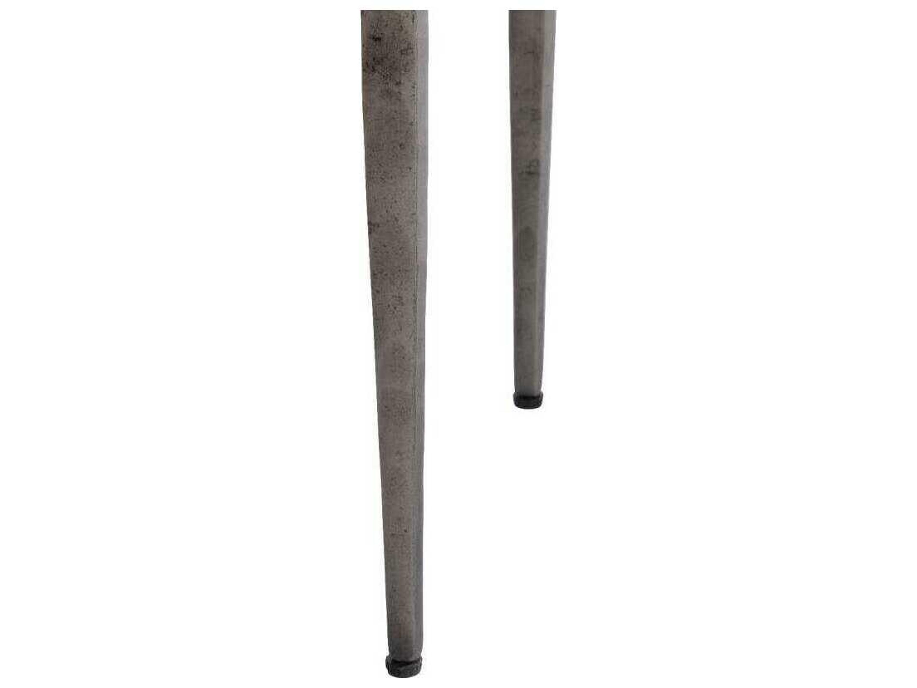 Gabby Nightingale Square Metal Antique Nickel End Table