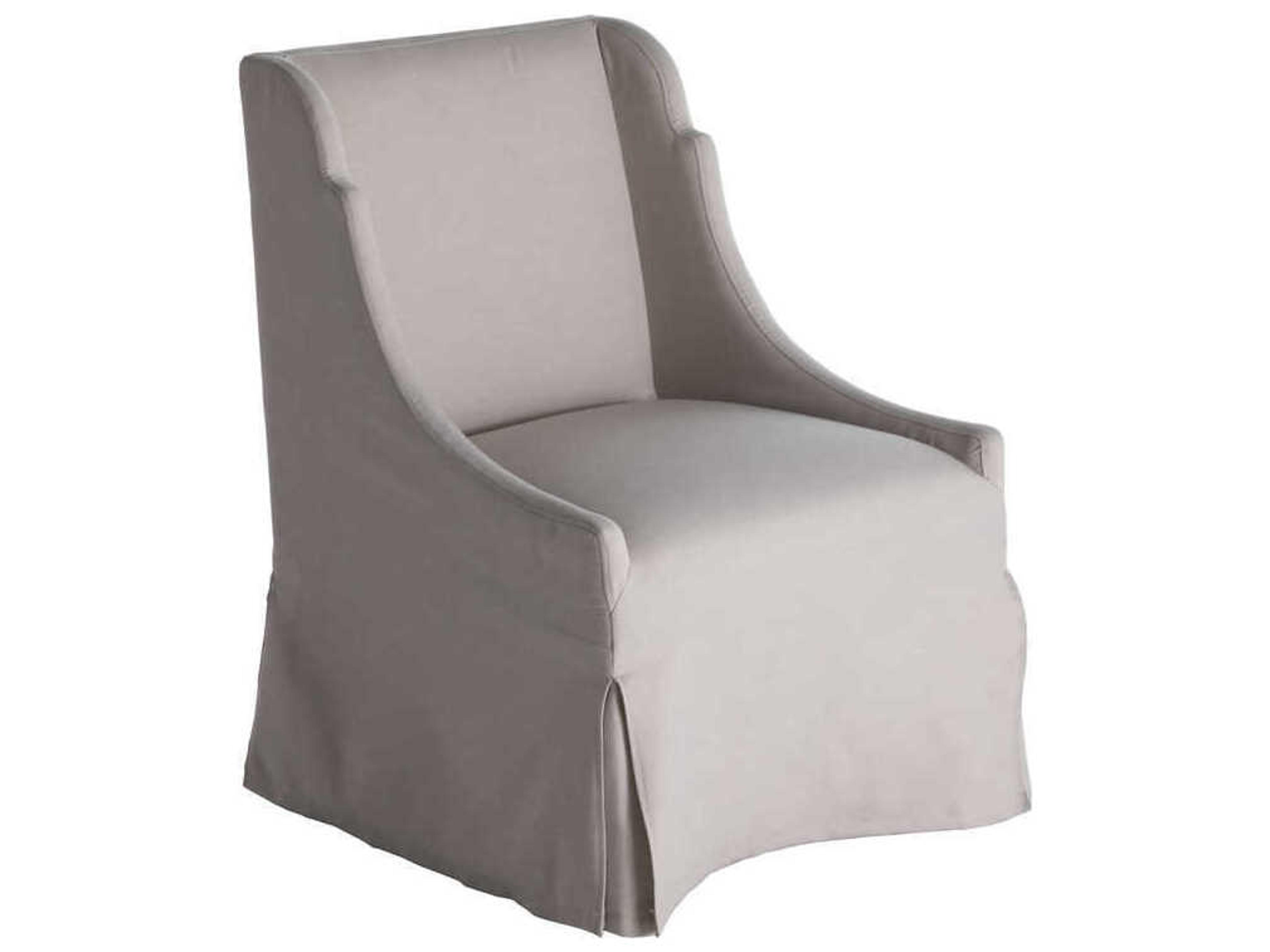 Whitfield Beige Upholstered Arm Dining Chair