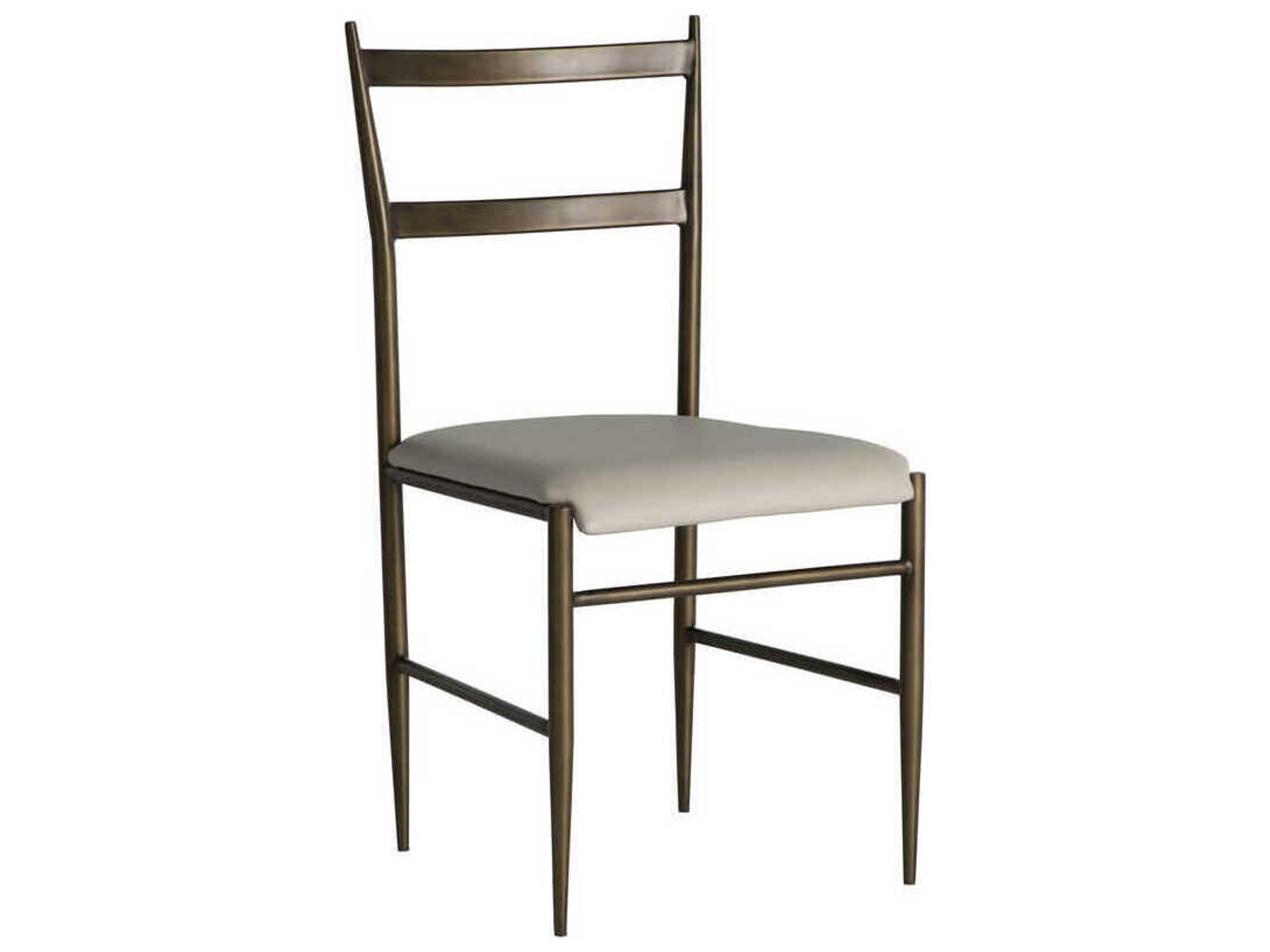 Ward White Faux Leather Side Dining Chair