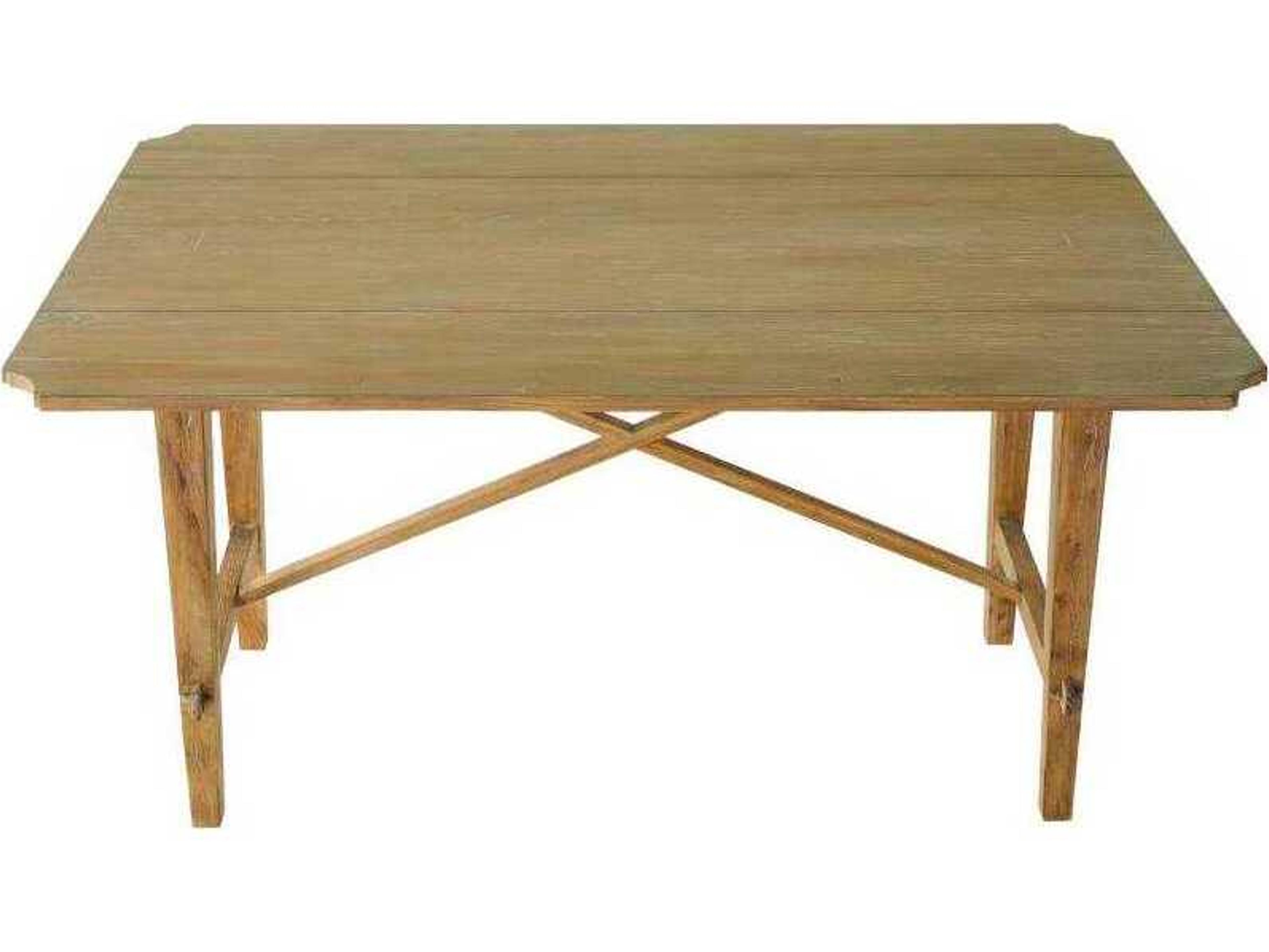 Gabby Faulner Rectangular Wood Aged Natural Grey Dining Table