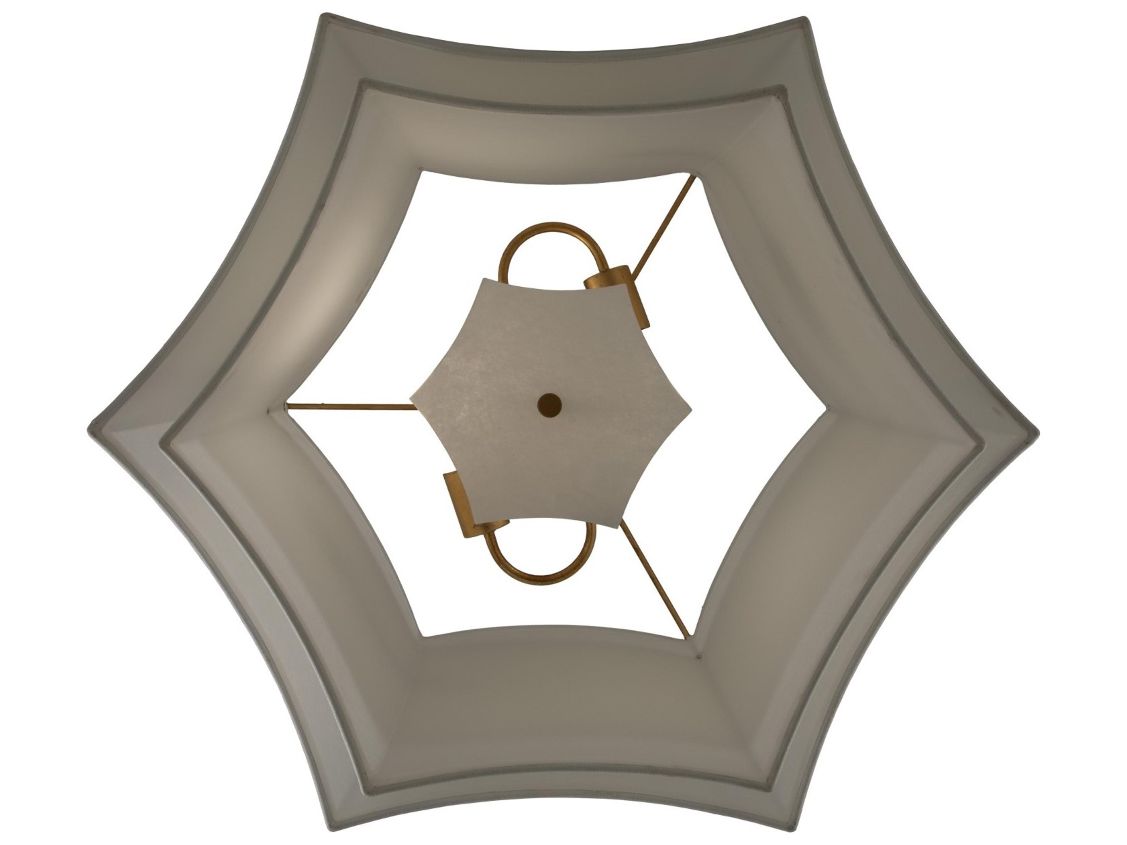 Gabby Hammond 2-Light White Drum Geometric Pendant