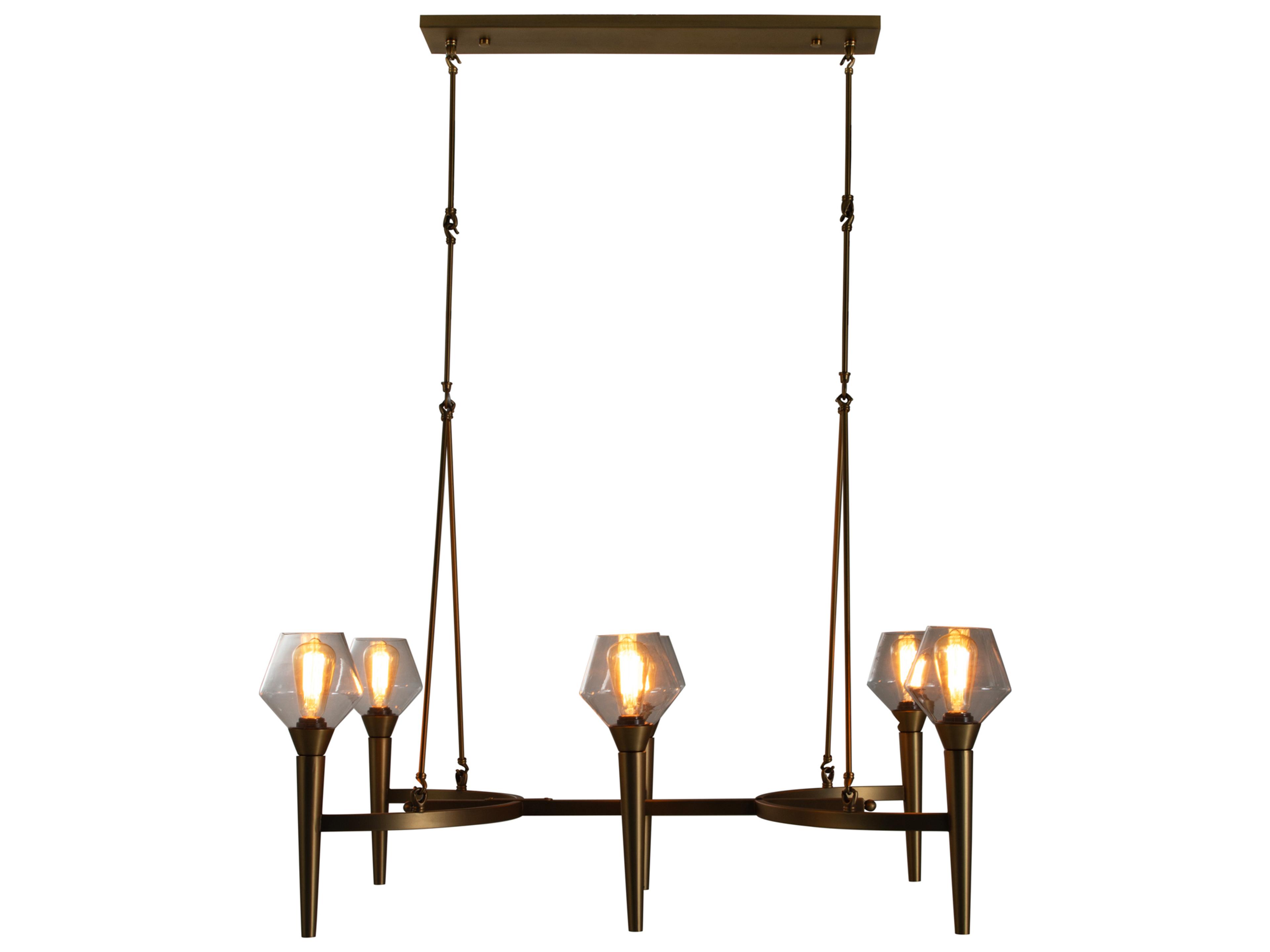 Gabby Kimbrell 6-Light Brass Island Pendant