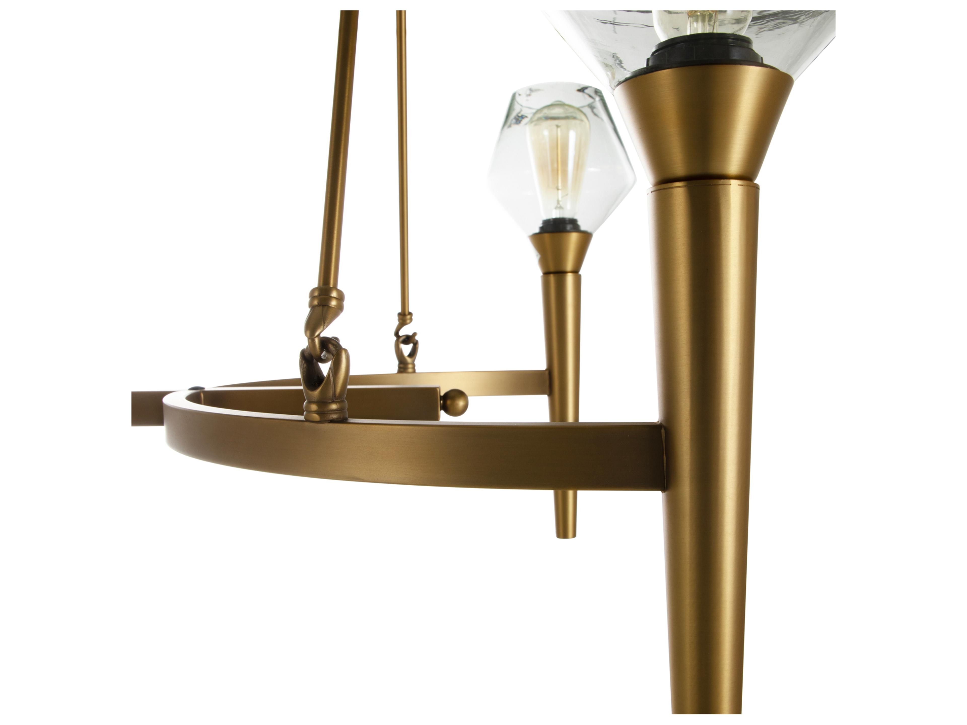 Gabby Kimbrell 6-Light Brass Island Pendant