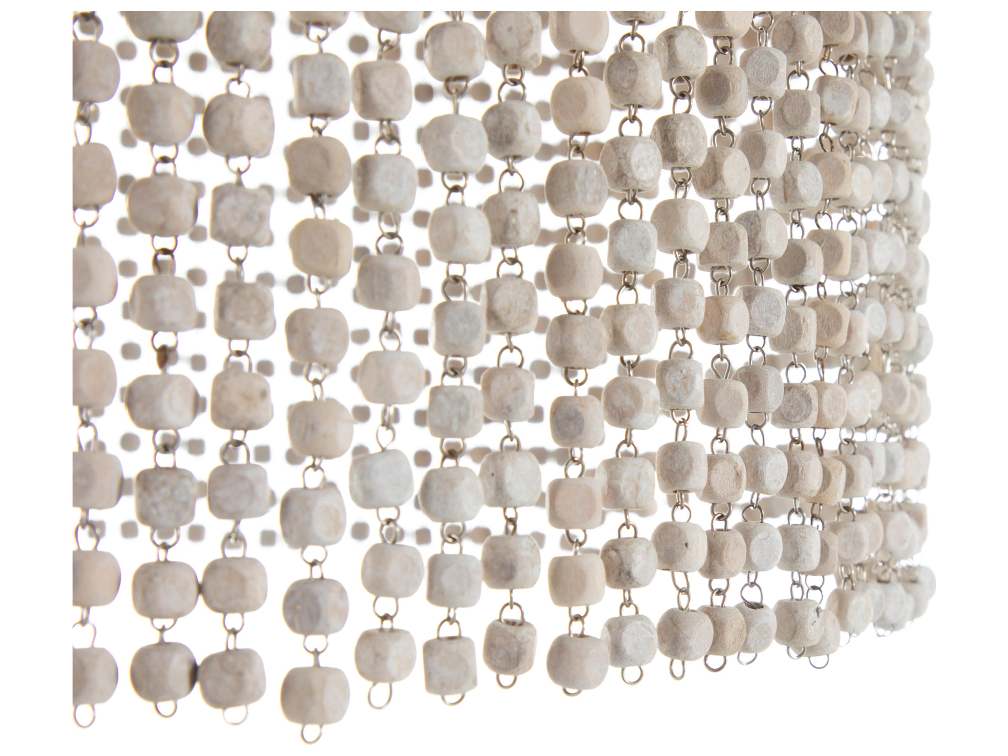 Gabby Halia 4-Light Antique White Washed Wood Pendant