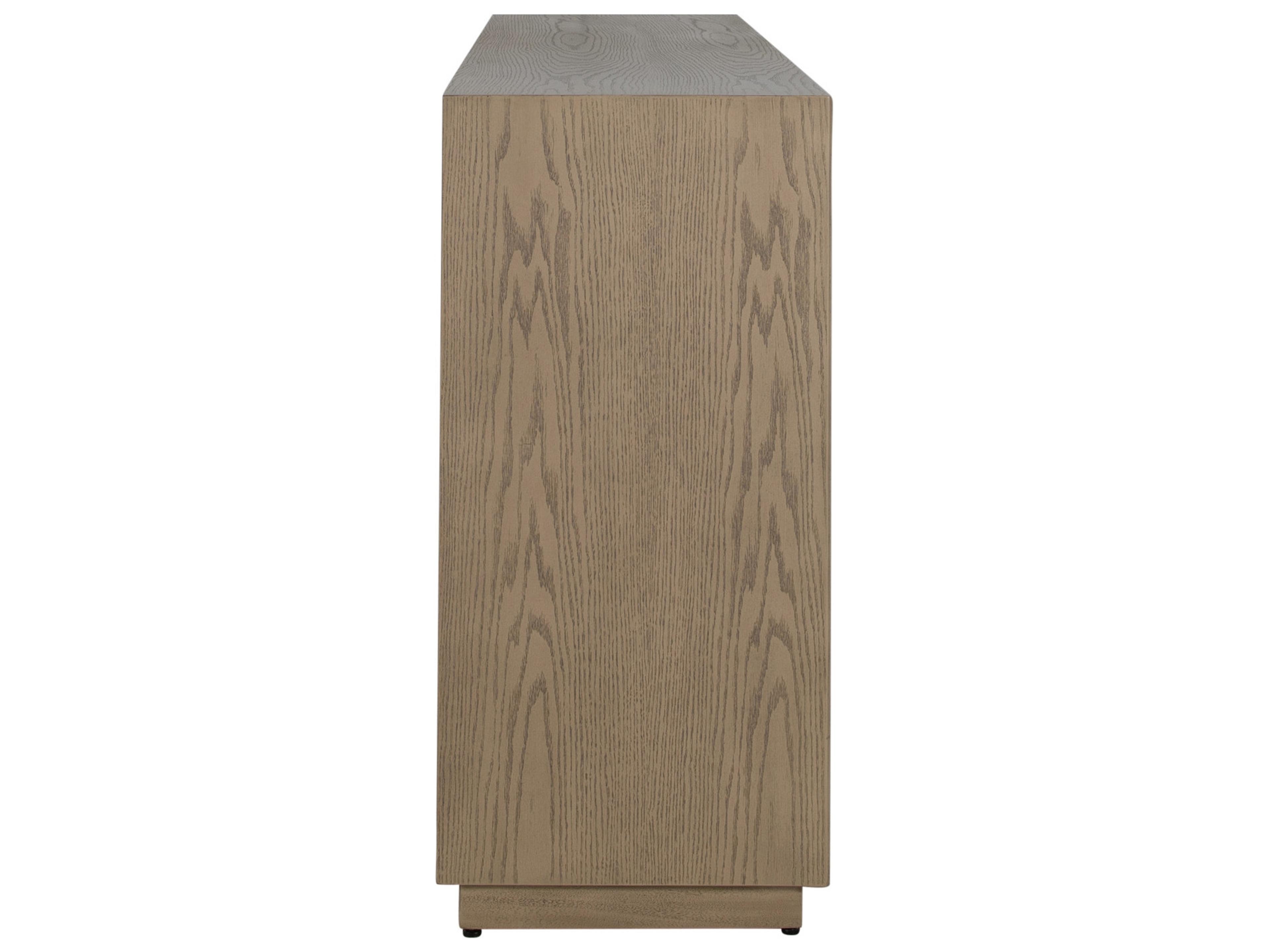 Gabby Areo 86" Mindi Wood Cerused Natrual Sideboard