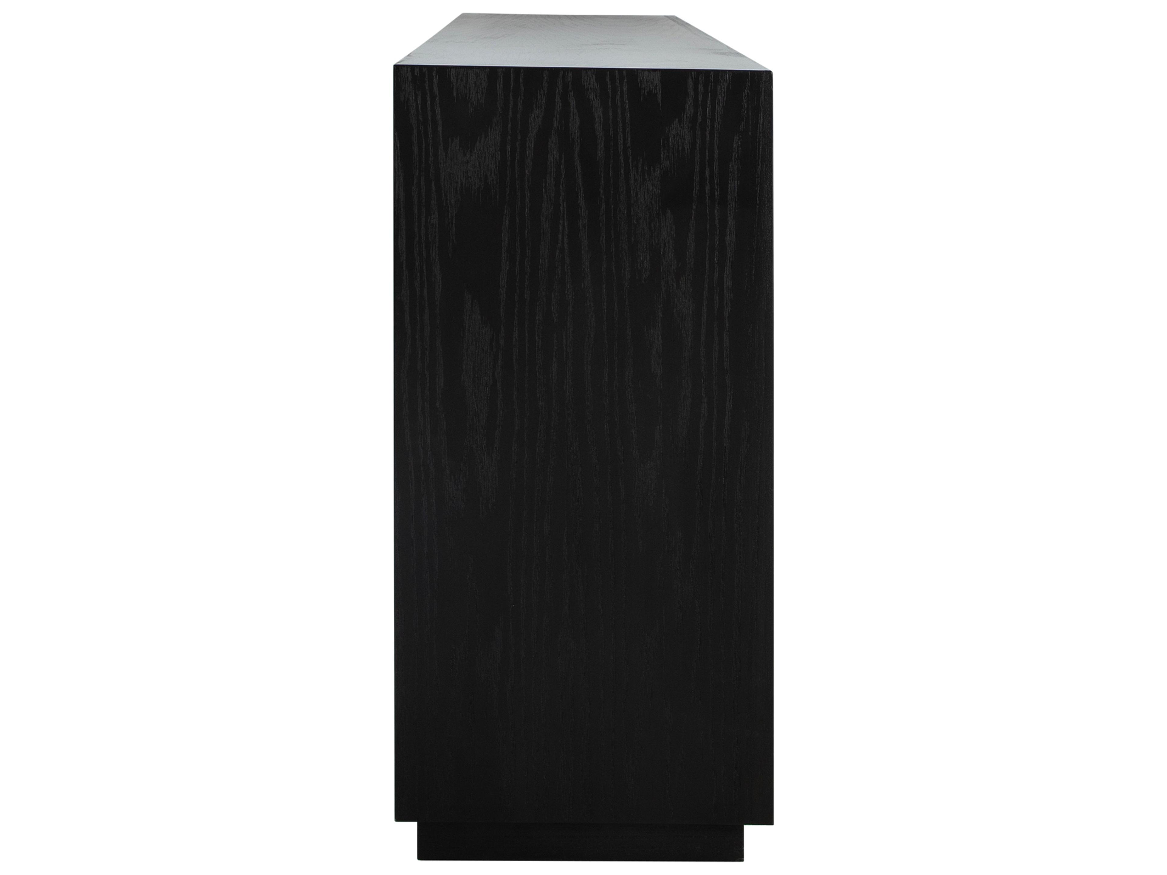 Gabby Areo 86" Oak Wood Brushed Black Sideboard