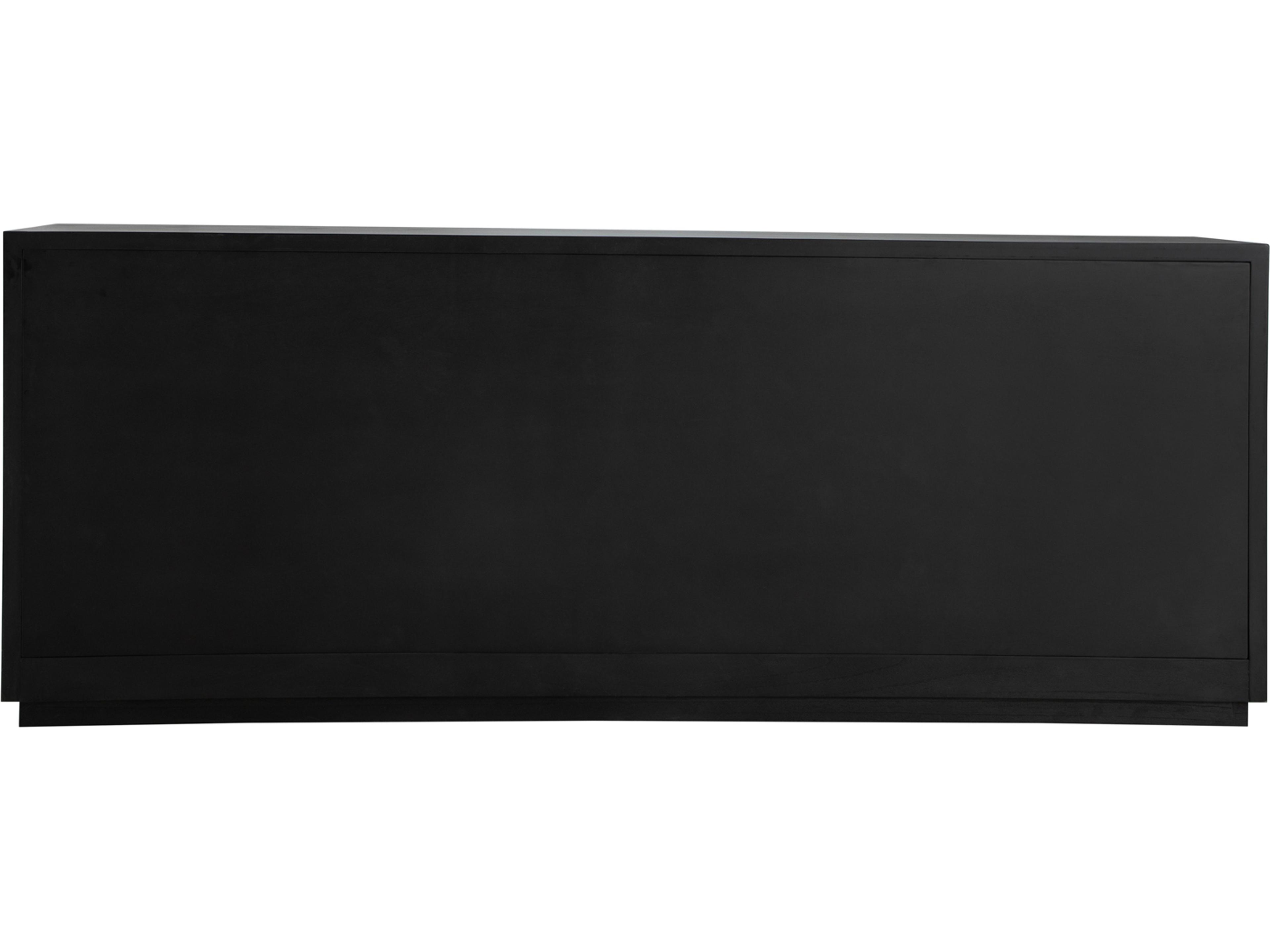 Gabby Areo 86" Oak Wood Brushed Black Sideboard