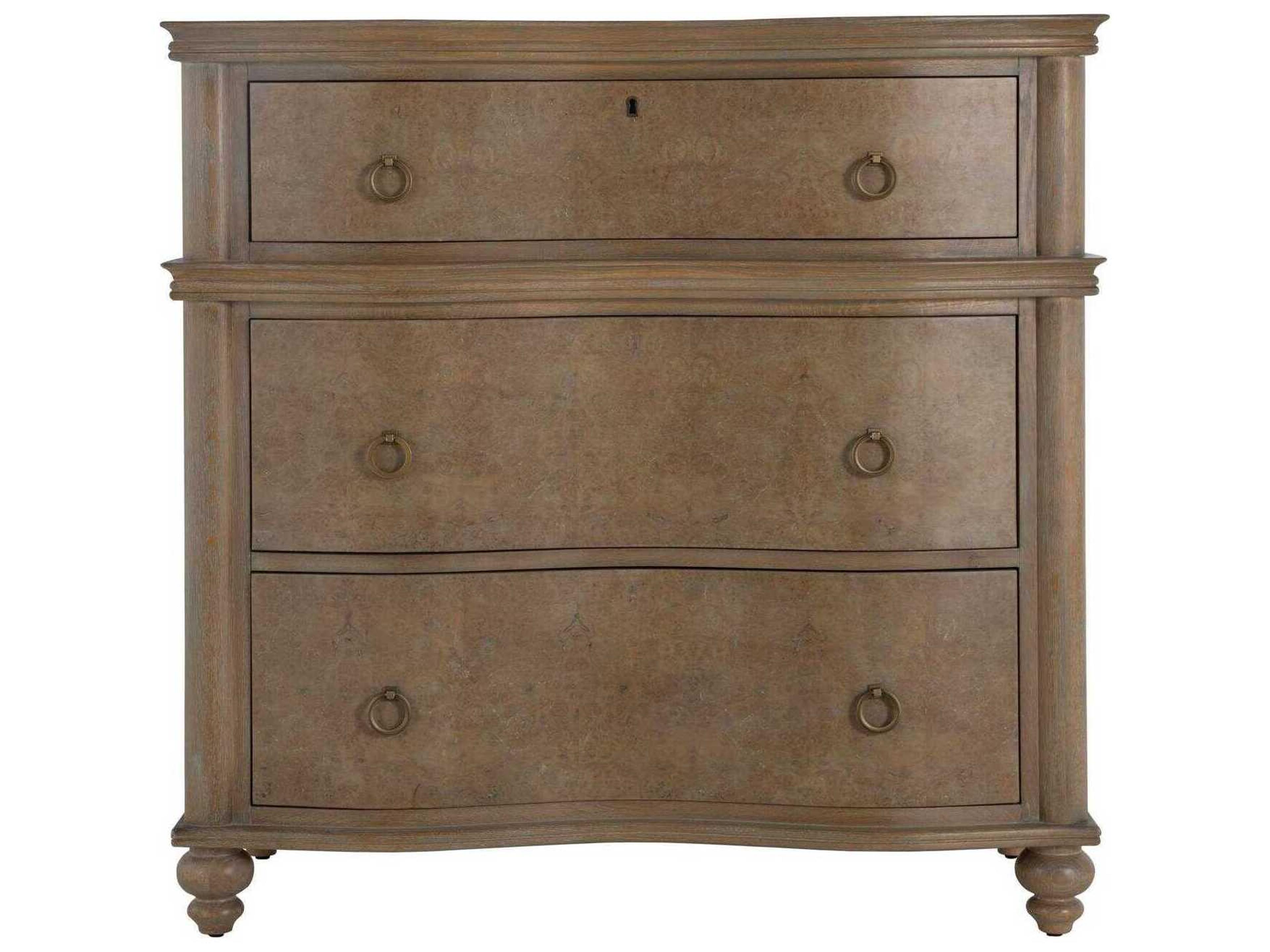 Gabby Baron Cerused Brown Oak Wood Accent Chest