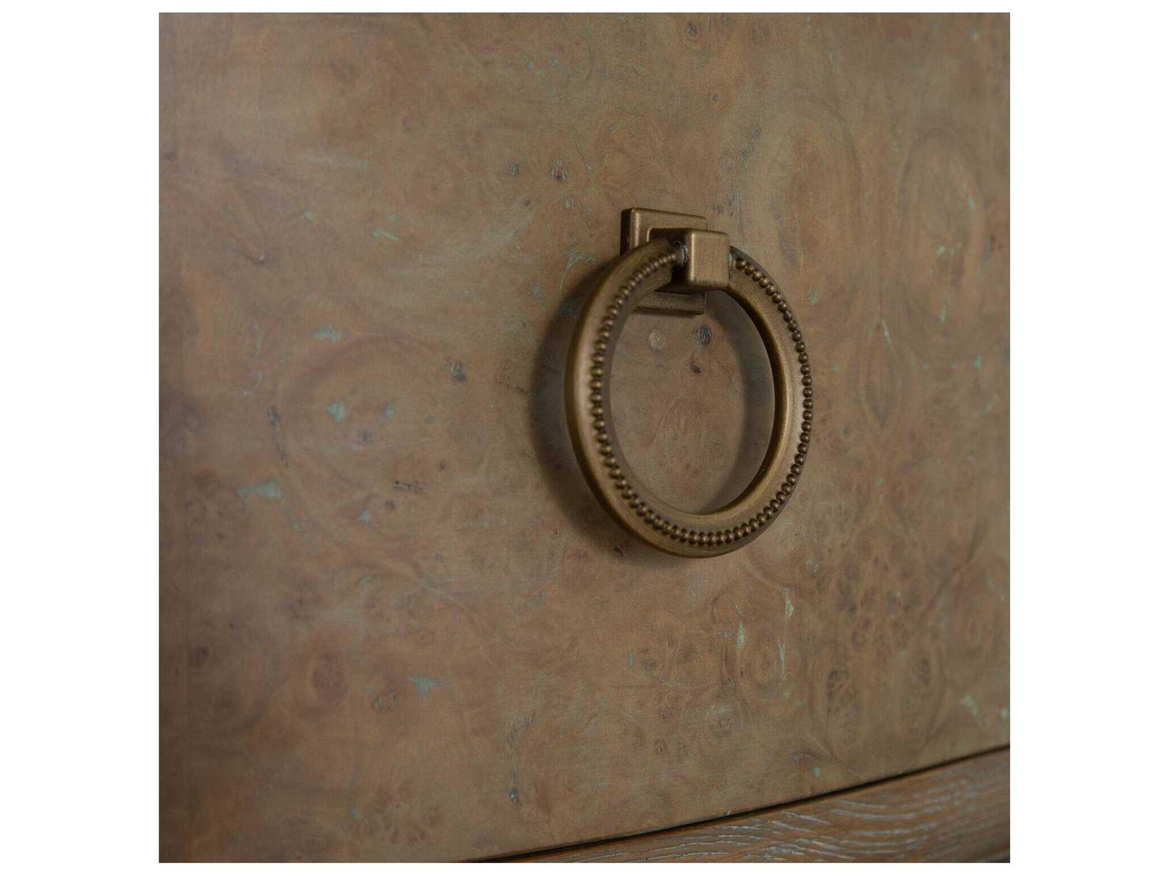 Gabby Baron Cerused Brown Oak Wood Accent Chest