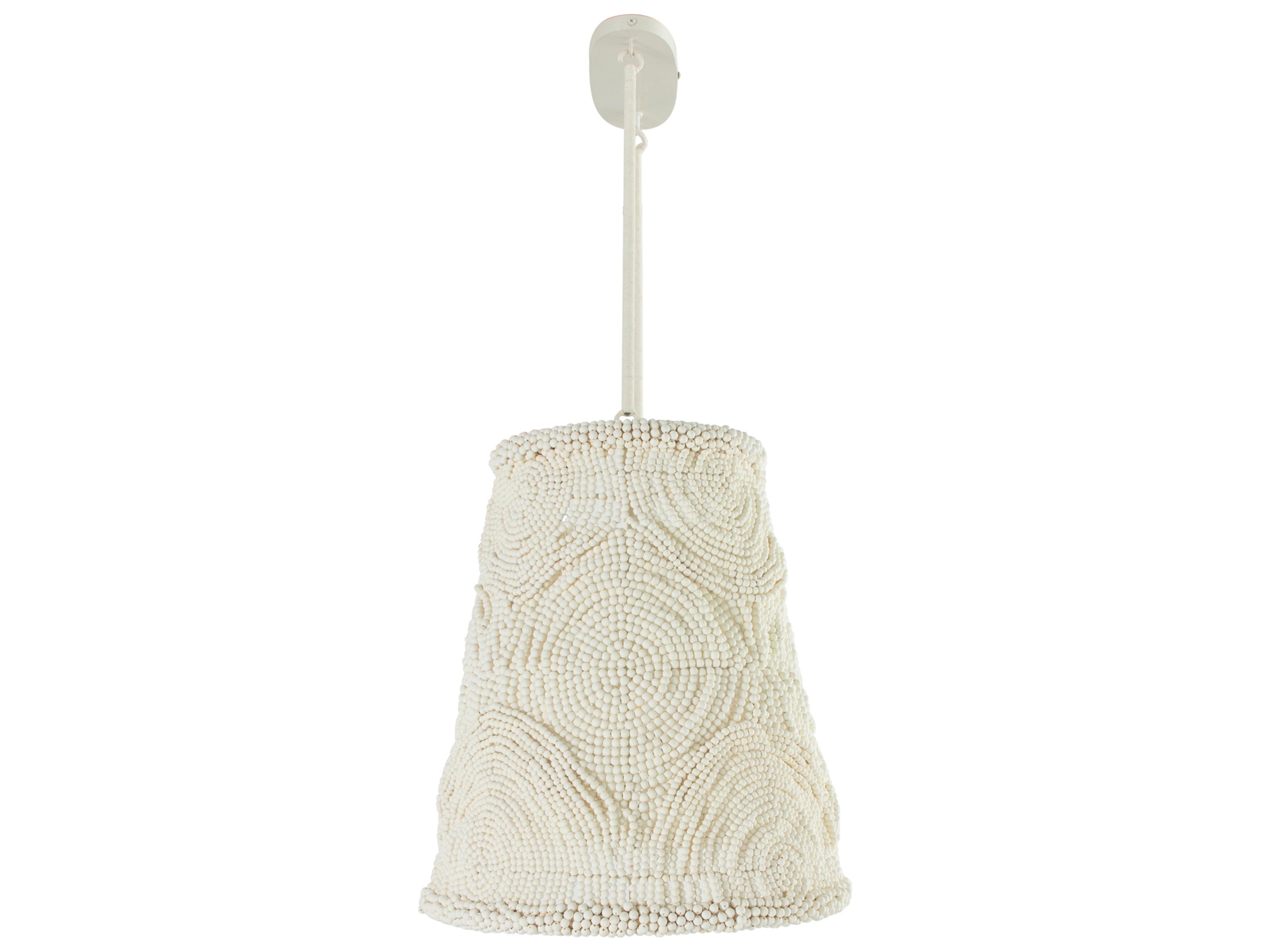 Gabby Angelina 4-light Winter White Natural Ivory Linear Island Pendant