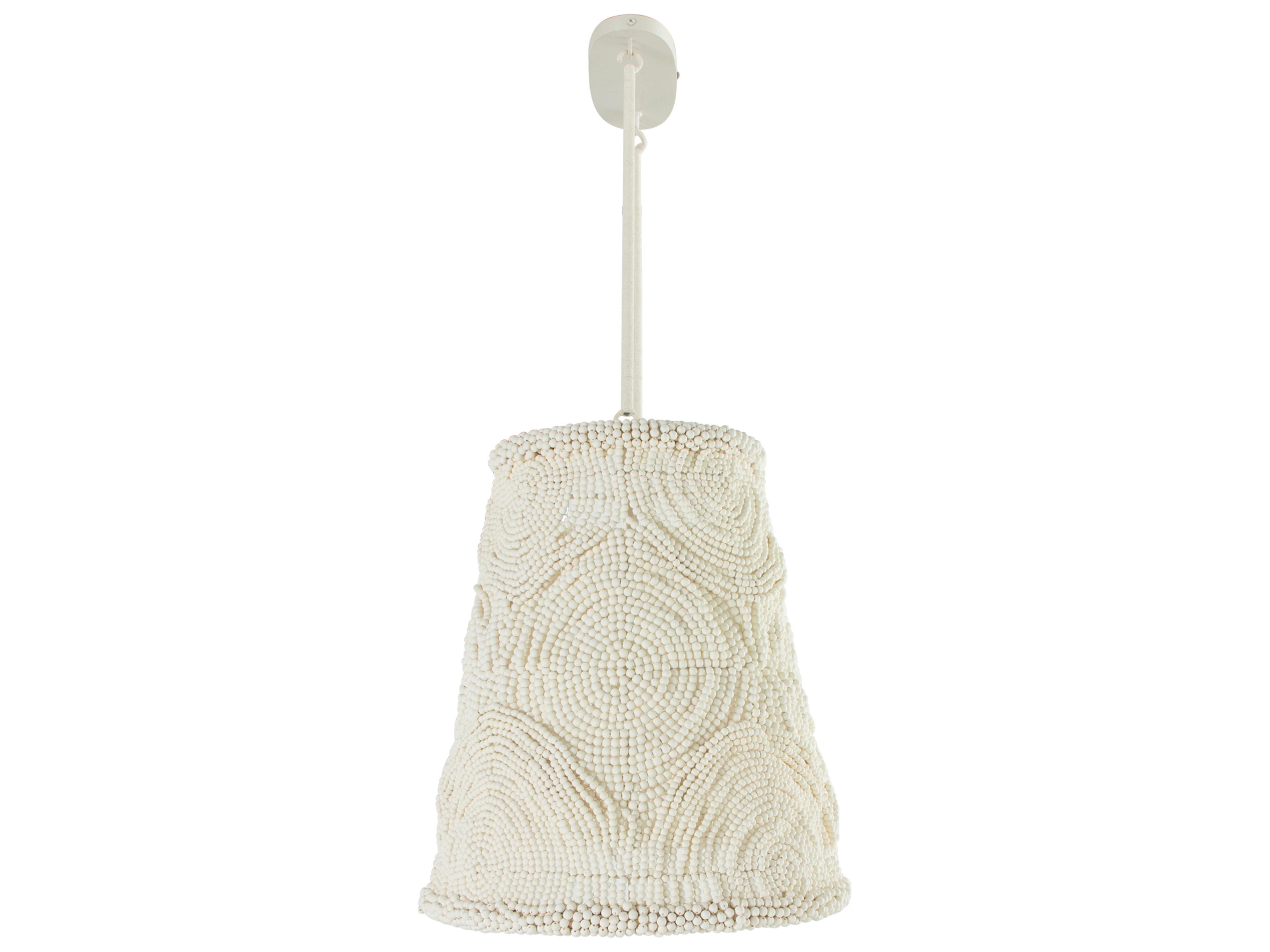 Gabby Angelina 4-light Winter White Natural Ivory Linear Island Pendant